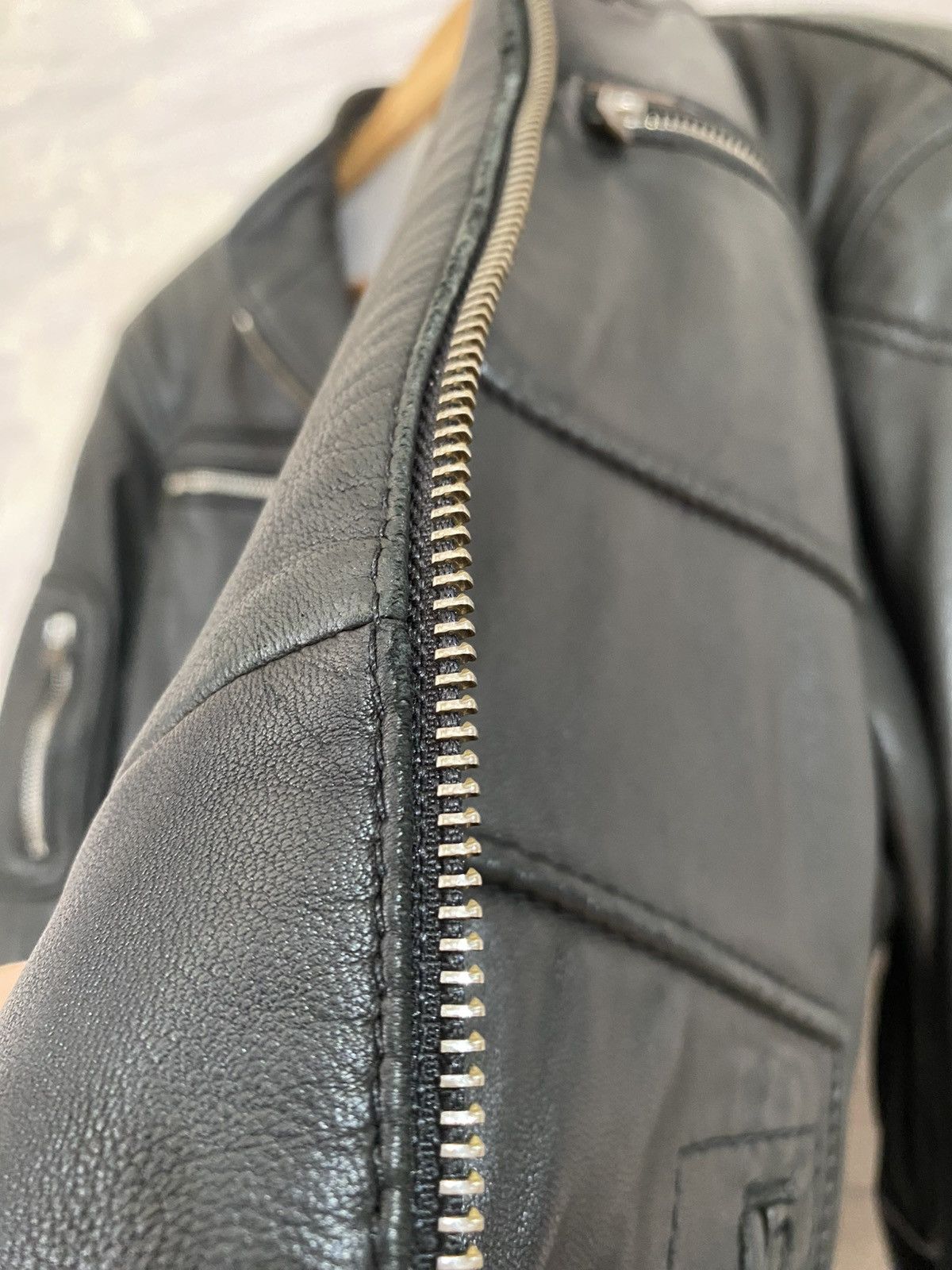 Diesel Diesel Leather Biker Jacket Size US L / EU 52-54 / 3 - 15 Thumbnail