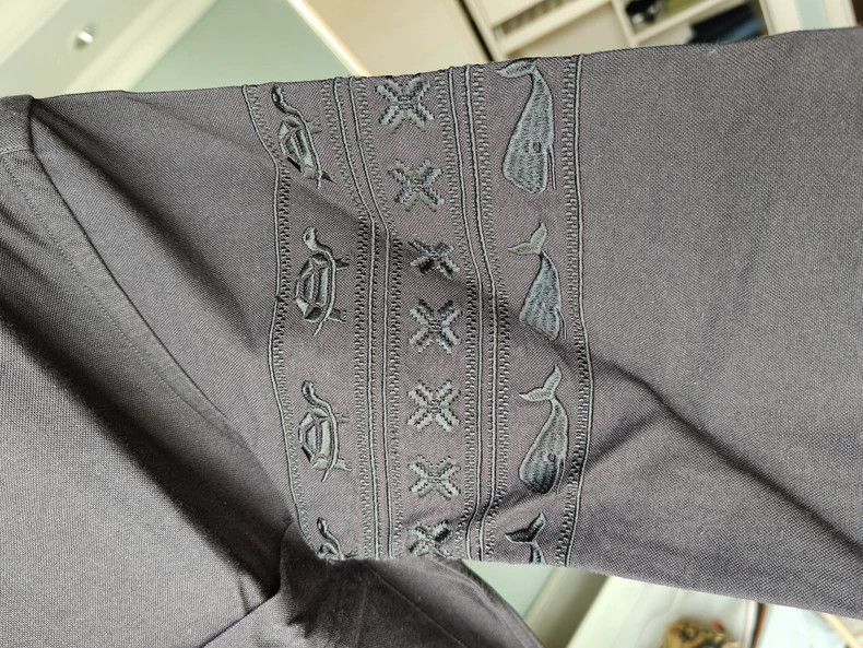 Thom Browne Thom Browne Black embroidered shirt Size US S / EU 44-46 / 1 - 4 Thumbnail