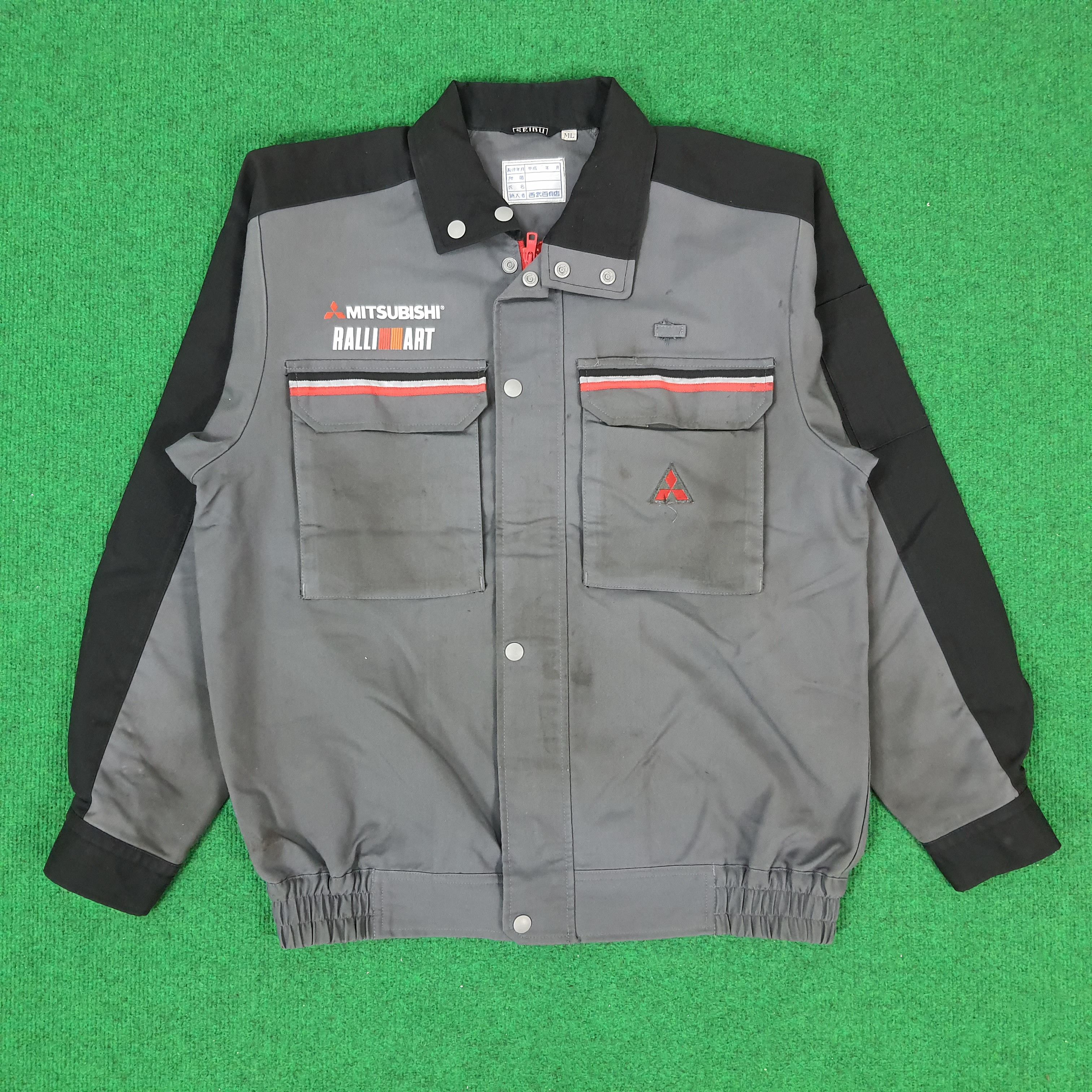 Japanese Brand × Vintage Vintage Mitsubishi RalliArt Japan Motorsports Racing Jacket Size US M / EU 48-50 / 2 - 3 Thumbnail