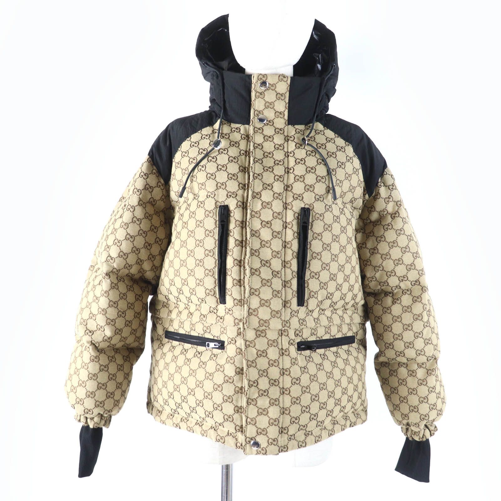 Gucci Gucci Gucci GG Canvas Down 2way Jacket Canvas Outerwear 761698 DUTY FREE for USA Size ONE SIZE - 1 Thumbnail