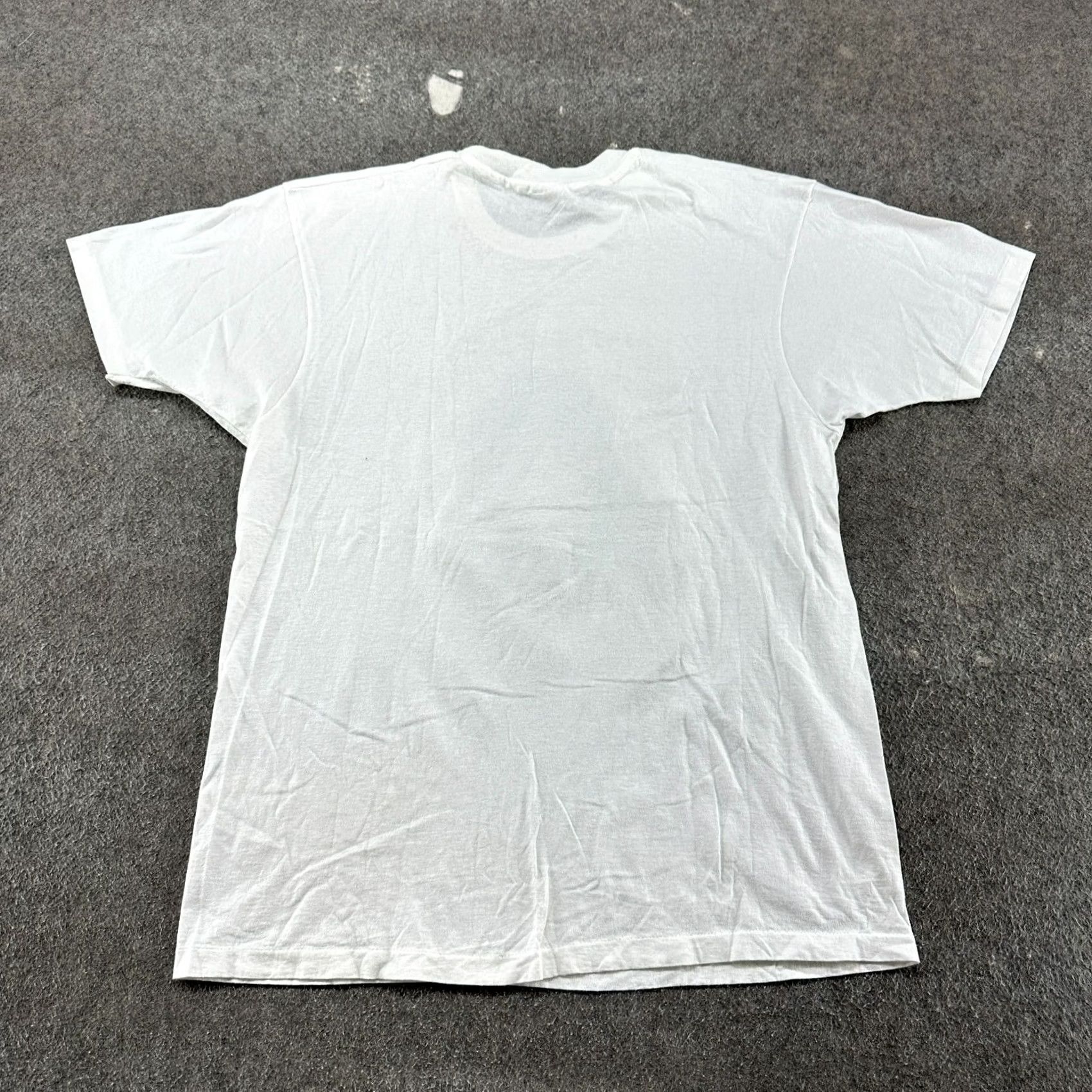 Hanes VINTAGE Vote For Sylvia Shirt Hanes Men XL White Short Sleeve Crew Neck Cotton Polyester 90s Funny Size US XL / EU 56 / 4 - 4 Thumbnail
