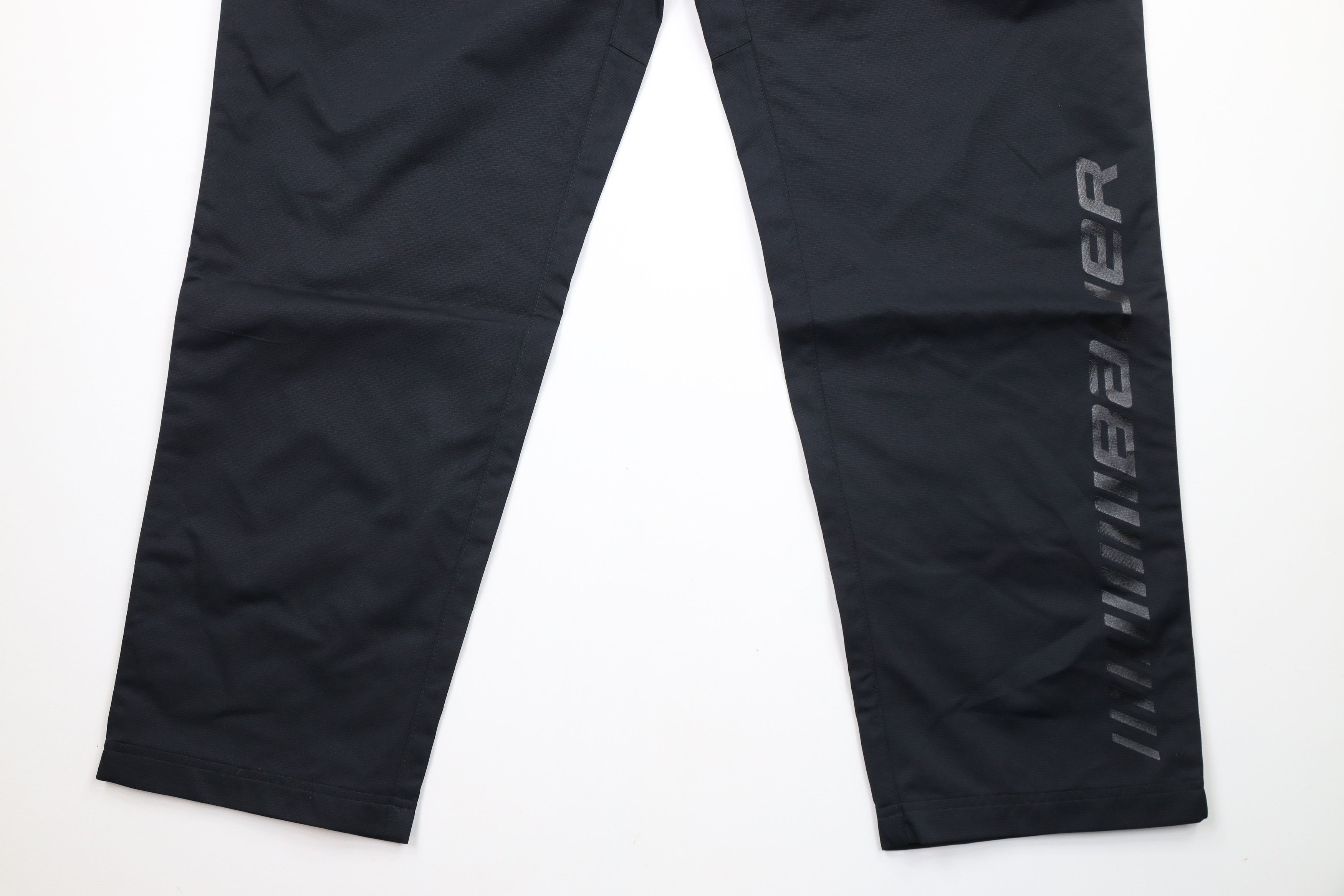 Vintage Deadstock Vintage Bauer Hockey Out Lined Warm Up Pants Black Size US 40 / EU 56 - 4 Thumbnail
