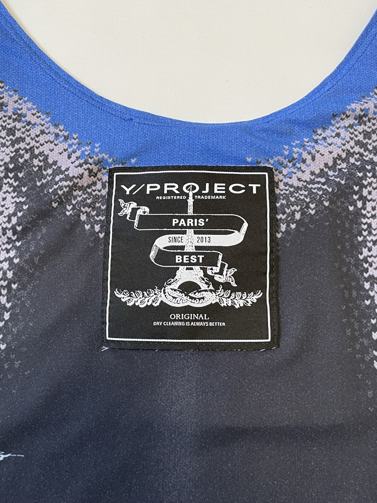 Jean Paul Gaultier × Y/Project S/S 23 Denim + Body Map Print Vest Top Size M / US 6-8 / IT 42-44 - 12 Thumbnail
