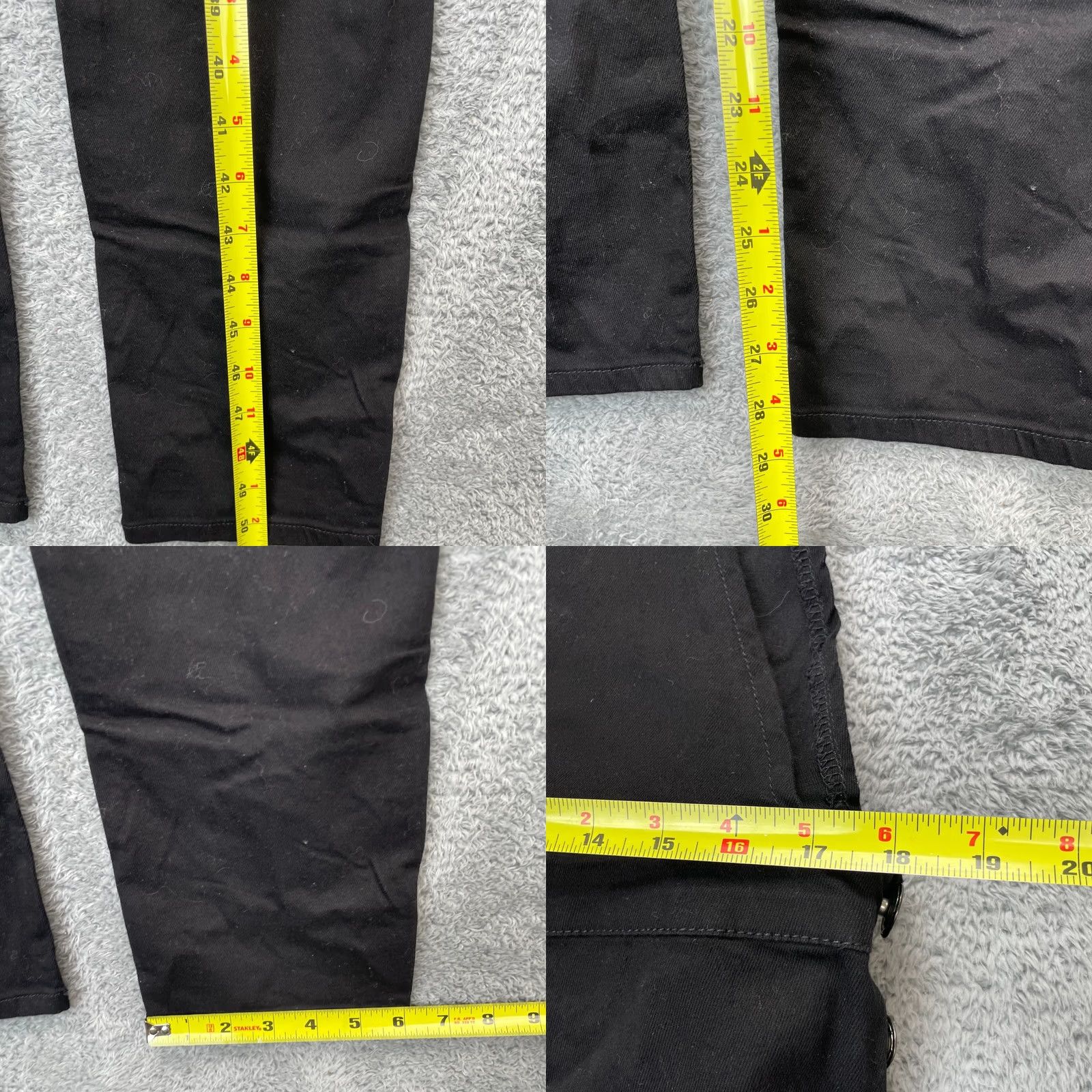 Denime Mens Overalls Large Black Denim Coveralls Cotton Work Wear Skinny Leg Etsy Shirt Womens L Black Denim Workwear Overall Size 36" / US 14 / IT 50 - 8 Thumbnail
