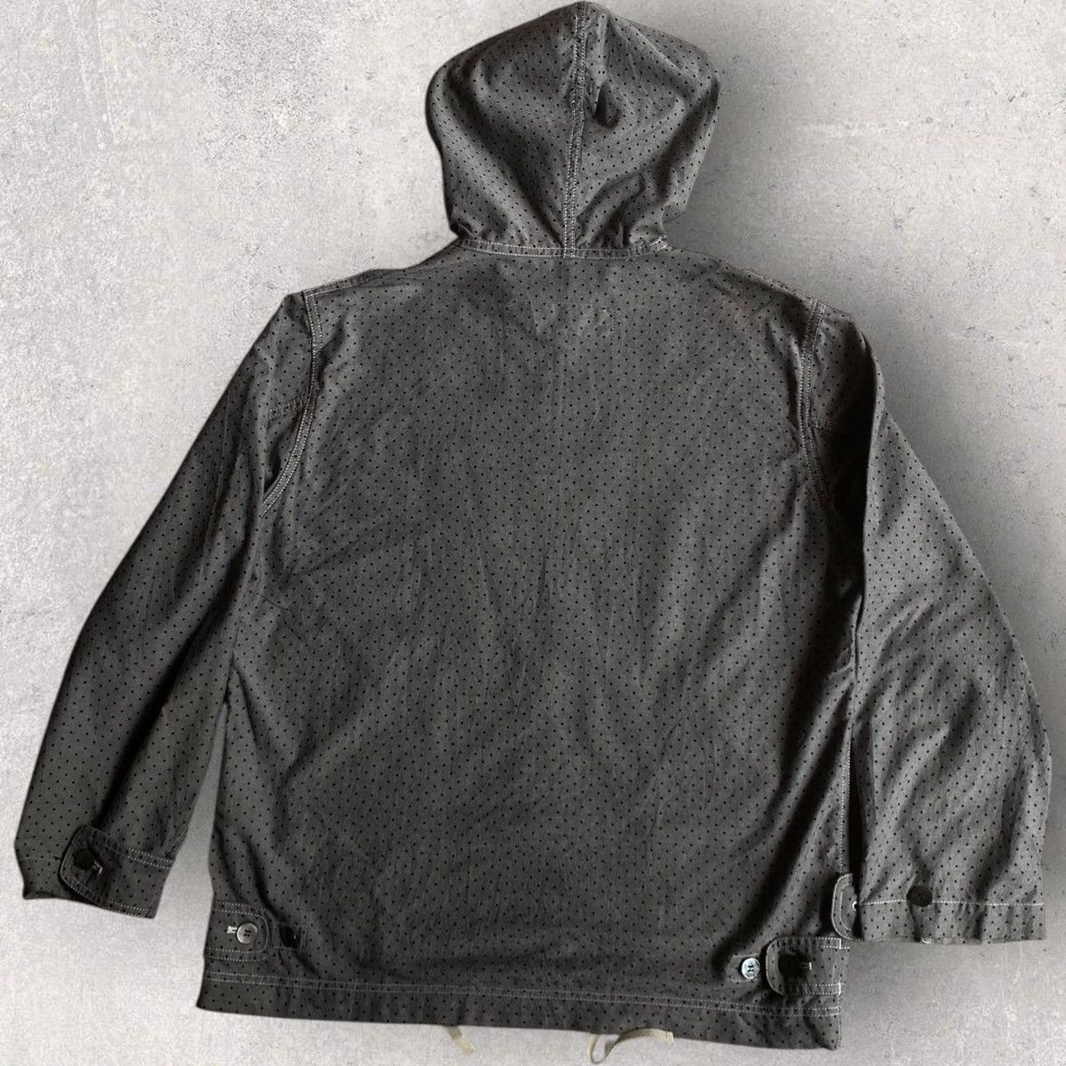 Comme des Garcons CDGH Grey Polka Dot Hoodie Size US M / EU 48-50 / 2 - 4 Thumbnail