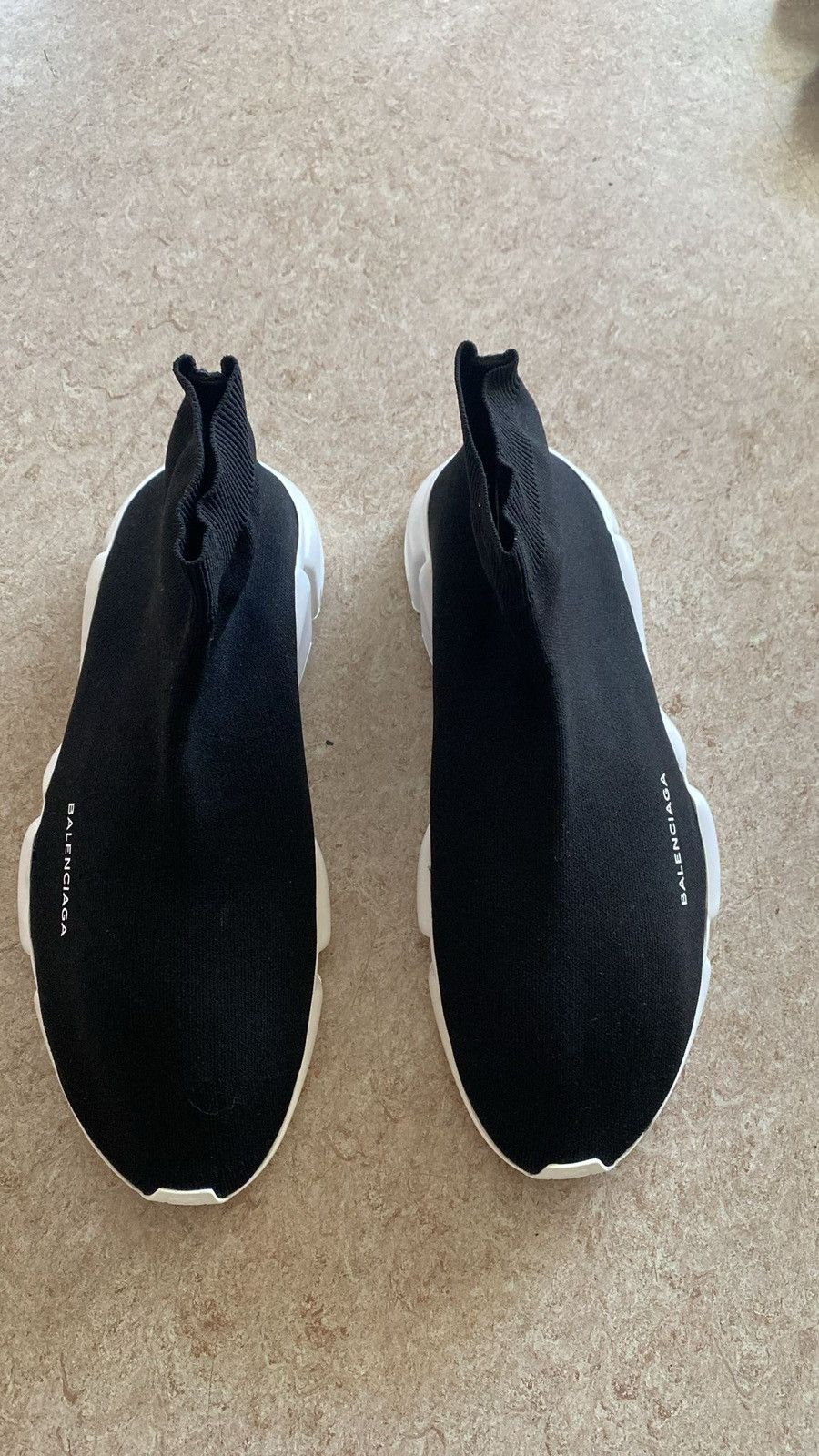 Balenciaga Balenciaga Black Speed Trainer Sz. 47 Size US 14 / EU 47 - 3 Thumbnail