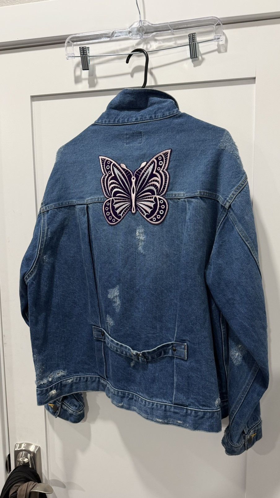 Needles NEEDLES “DENIM LOGO PATCHWORK TRUCKER JACKET” Size US L / EU 52-54 / 3 - 9 Thumbnail