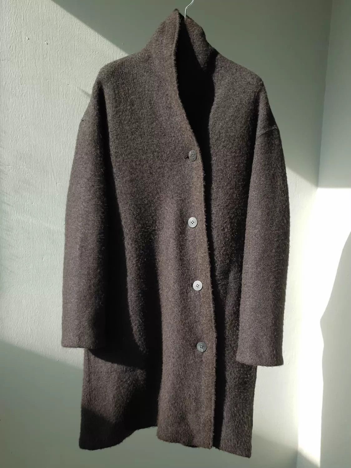 Issey Miyake ISSEY MIYAKE Vtg Decon Diag Placket Wool Unisex F size Size S / US 4 / IT 40 - 5 Thumbnail