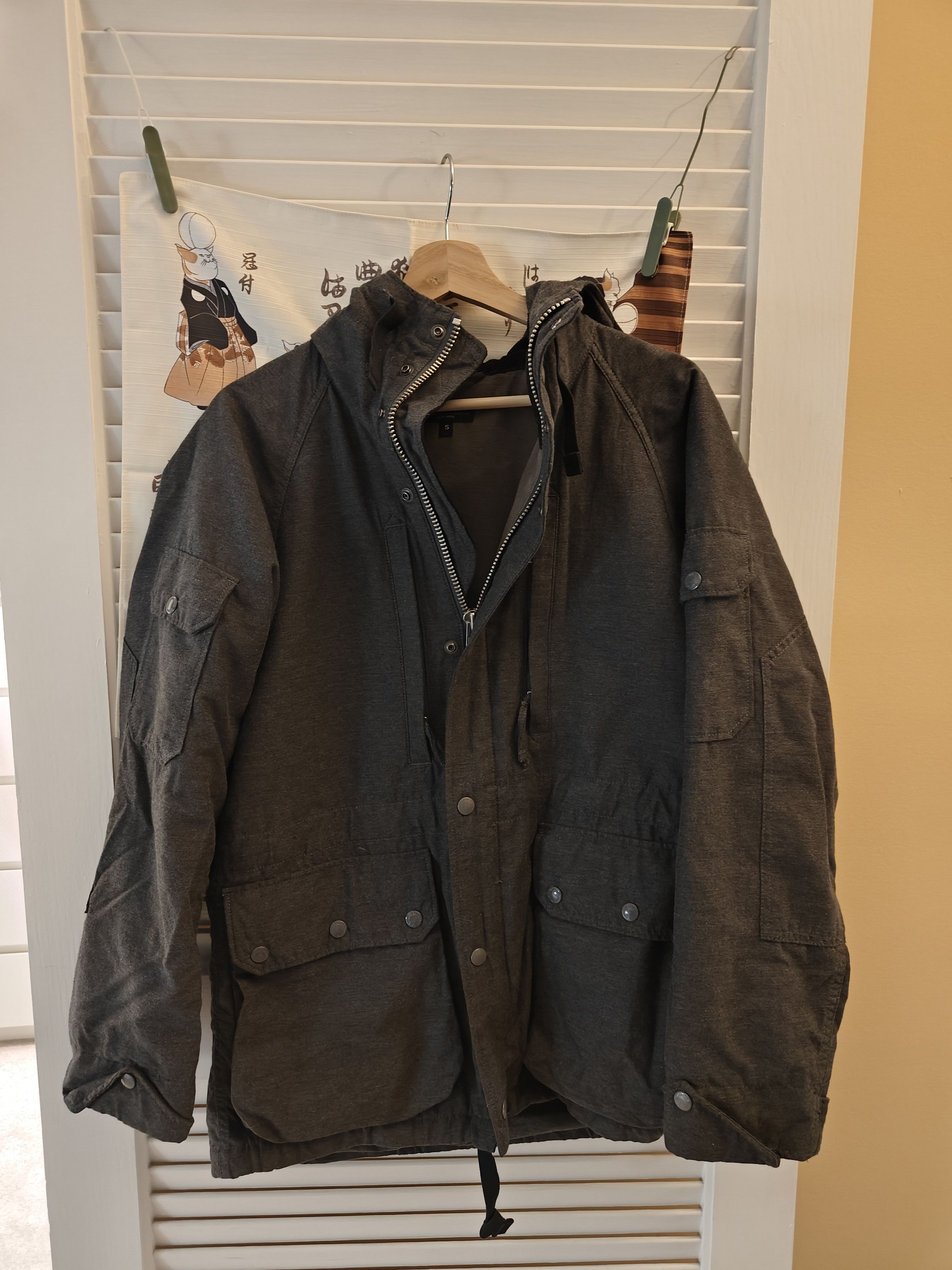 engineered garments field parka グレー ウール Engineered Garments Engineered garments field parka S gray | Grailed