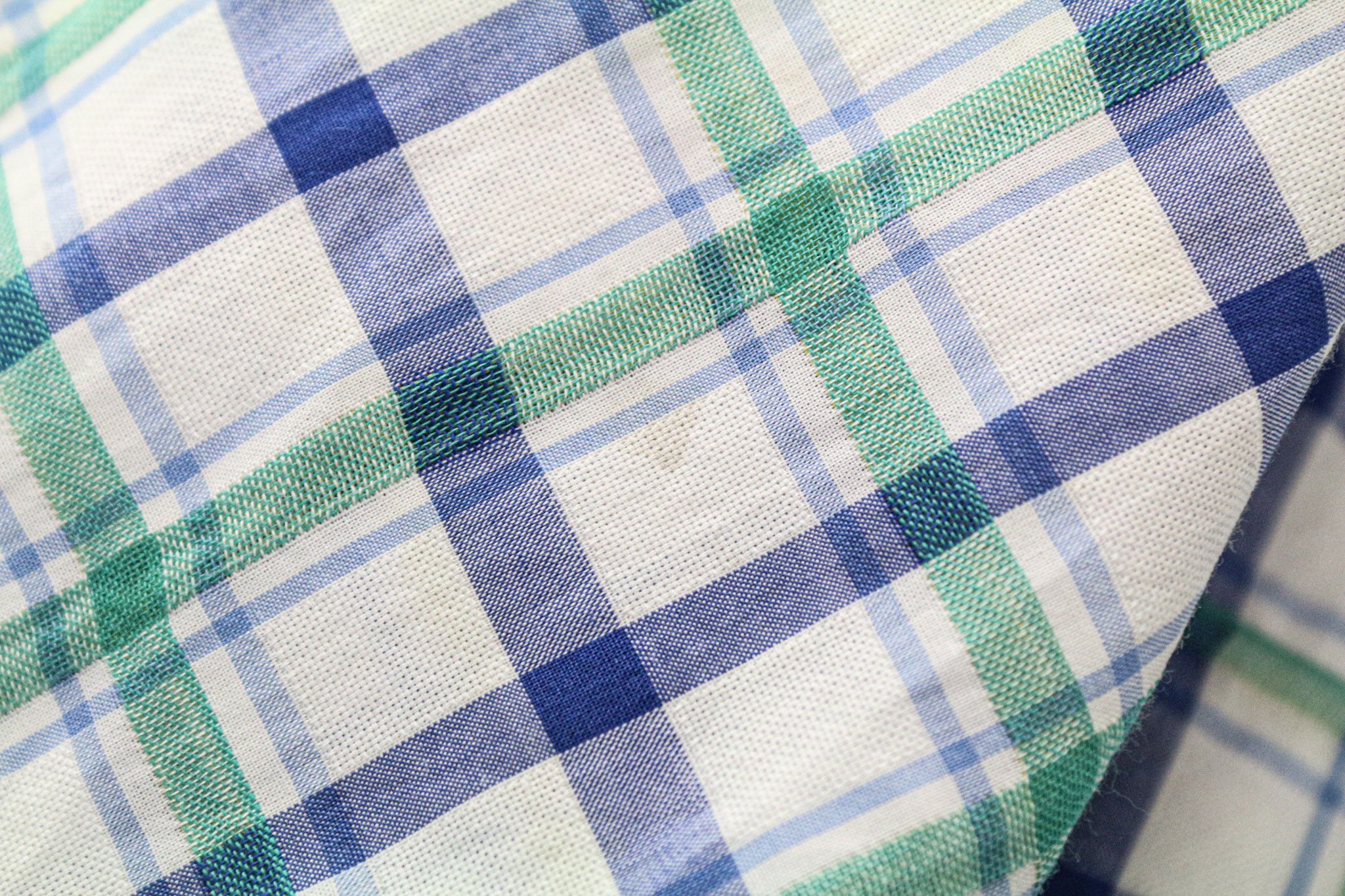Scotch & Soda AMS COUTURE L Blue Green White Checked Cotton Shirt 75409 Size US L / EU 52-54 / 3 - 9 Thumbnail