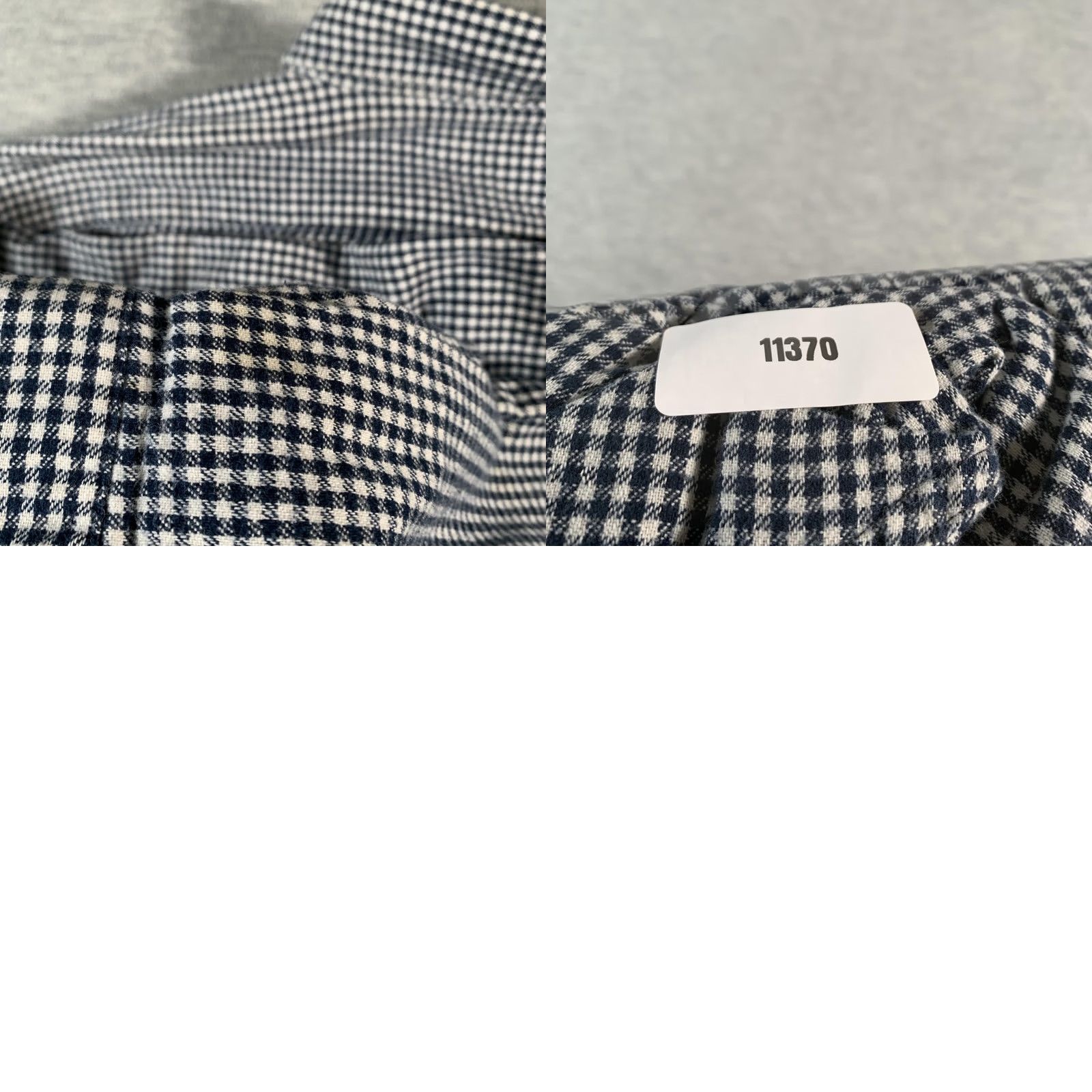 Vintage LL Bean Northwoods Shirt Mens XL Flannel Blue White Check Button Down USA Size US XL / EU 56 / 4 - 9 Thumbnail