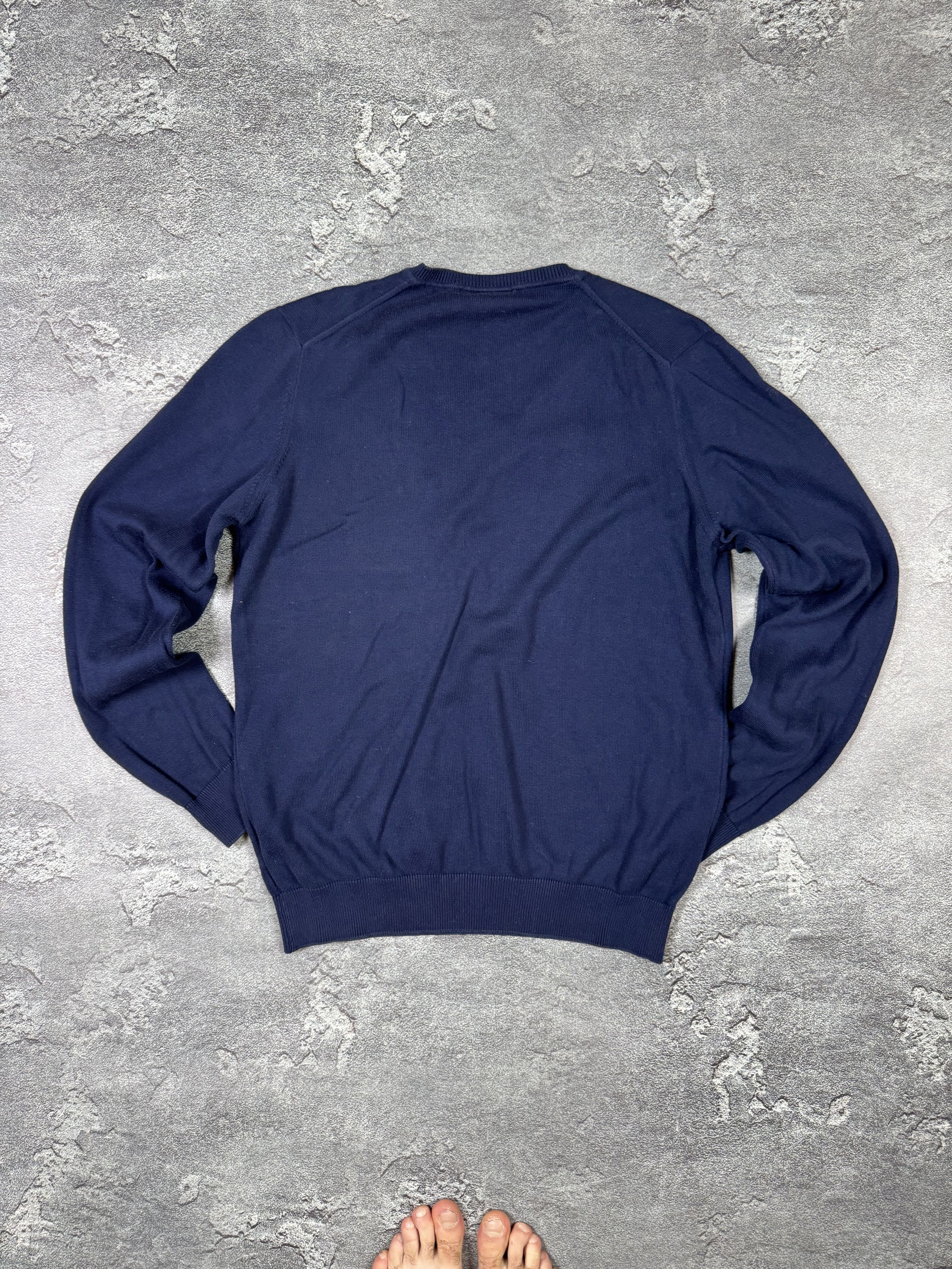 Lacoste Lacoste V-Neck Knitted Sweater Size M Streetwear Size US M / EU 48-50 / 2 - 3 Thumbnail