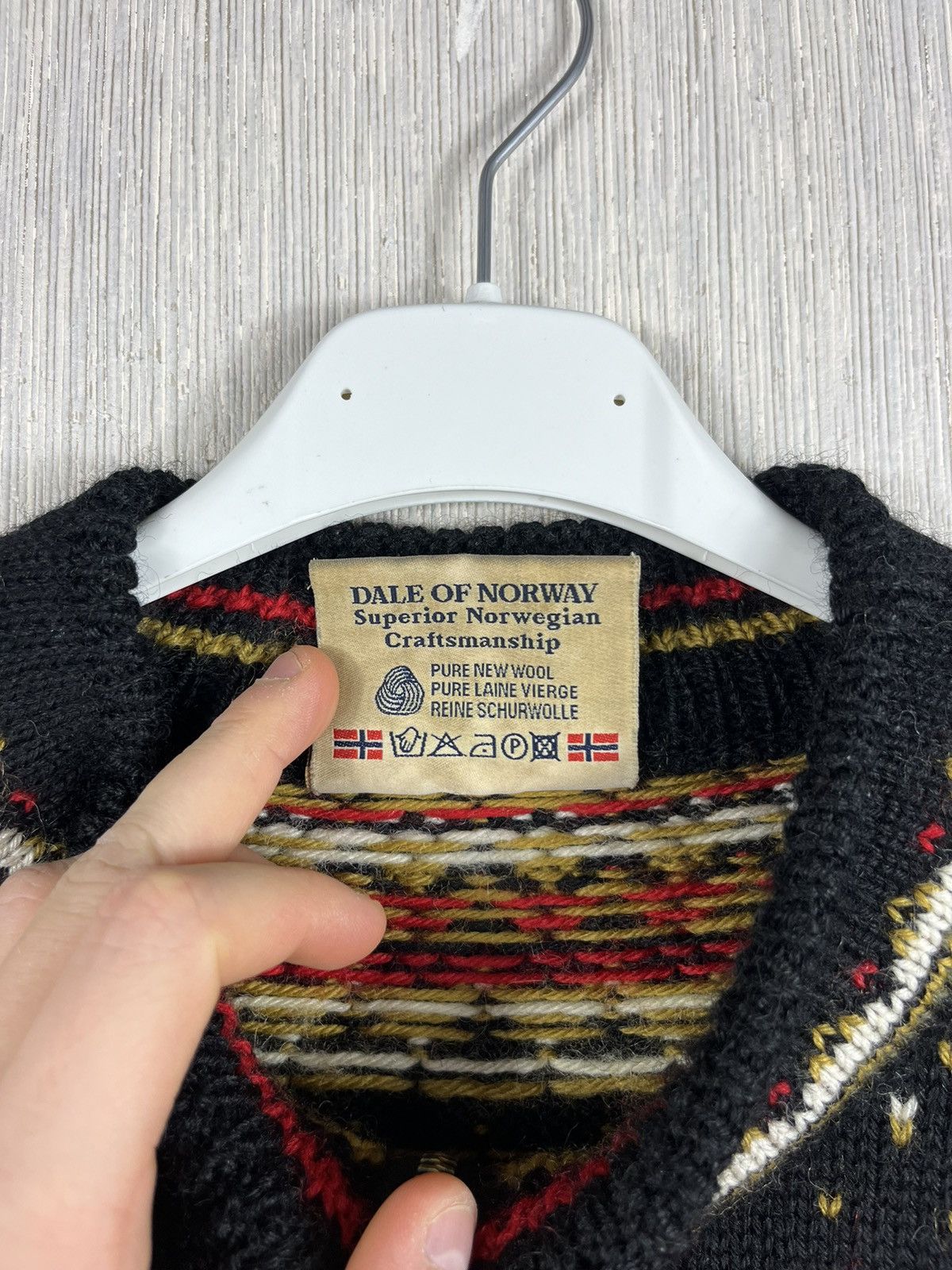 Dale Of Norway × Vintage Vintage Dale of Norway wool heavy patterned zip sweater knit Size US XL / EU 56 / 4 - 15 Thumbnail