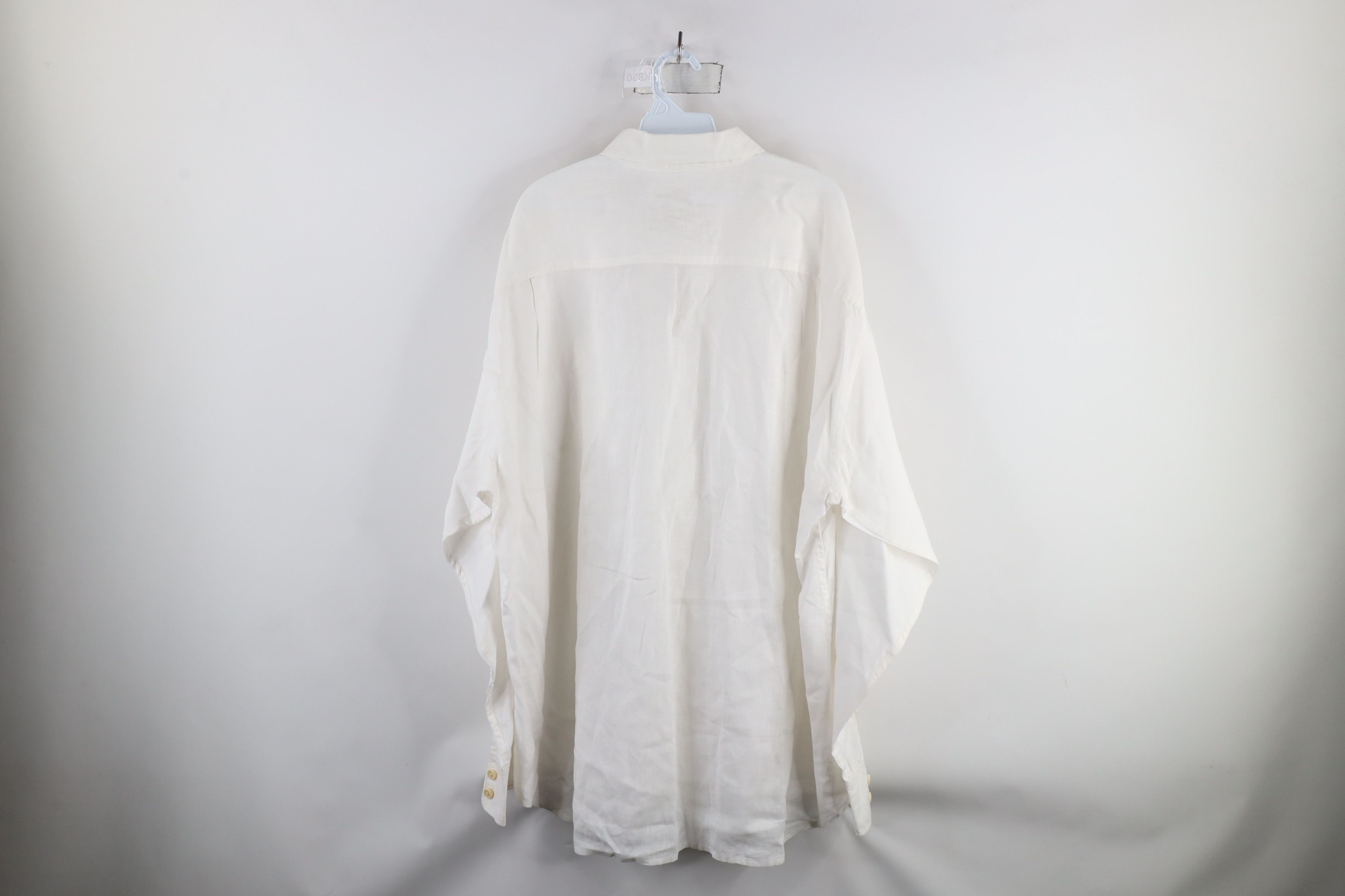 Tommy Bahama × Vintage Vintage Tommy Bahama Relax Collared Button Shirt White Size US XXL / EU 58 / 5 - 10 Thumbnail