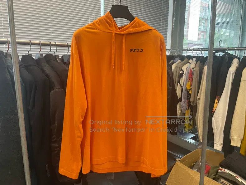 Vetements Oversized Hoodie with Giant Sleeves