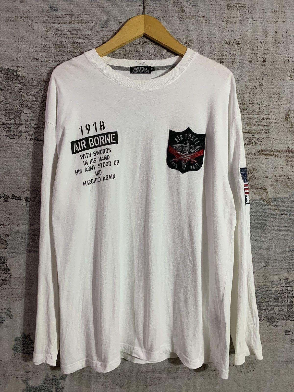 Hysteric Glamour × If Six Was Nine × Le Grande Bleu (L.G.B.) Air Borne Poem Long sleeve Japanese Style Size US L / EU 52-54 / 3 - 1 Thumbnail