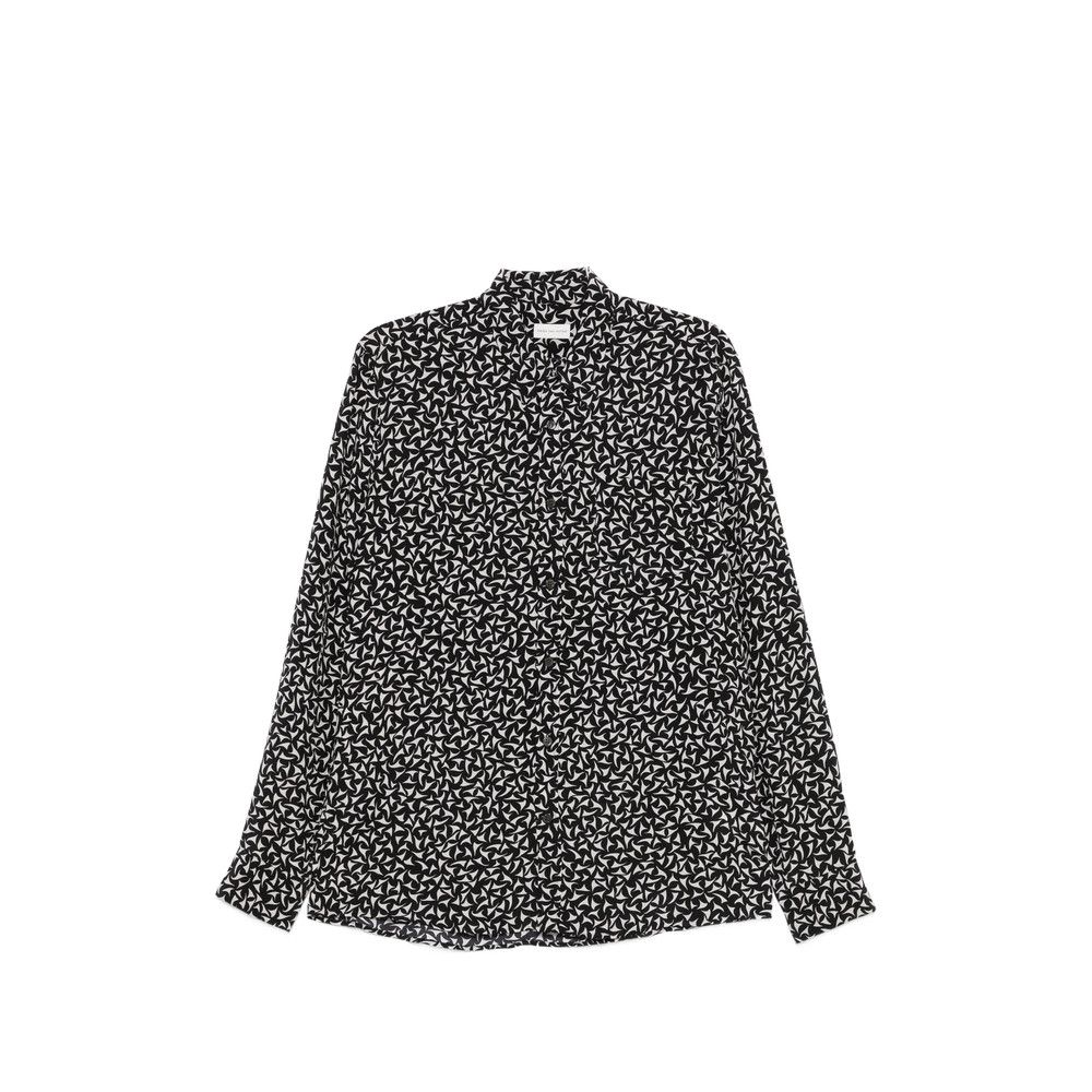 Dries Van Noten Dries Van Noten BLACK Shirts Size US XL / EU 56 / 4 - 1 Thumbnail