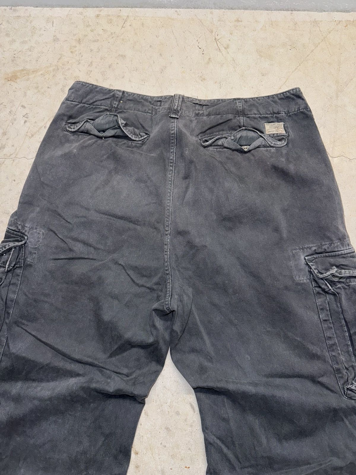 Carhartt Crazy Vintage Carhartt Style Baggy Cargo Pants Faded Black Size US 34 / EU 50 - 6 Thumbnail
