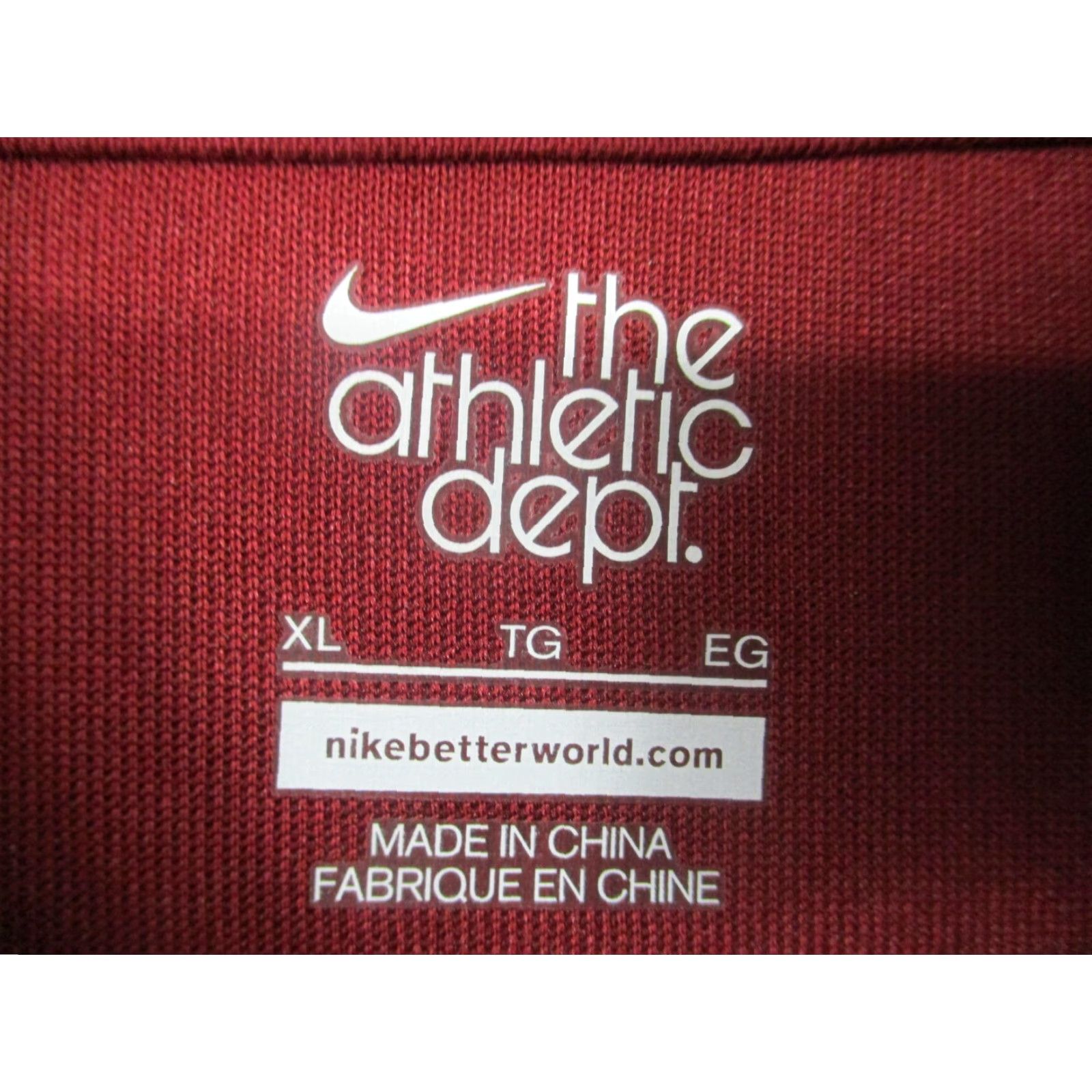 Nike Nike Jacket Mens XL Red Retro Track Full Zip Athletic Warmup 532919-677 Size US XL / EU 56 / 4 - 4 Thumbnail