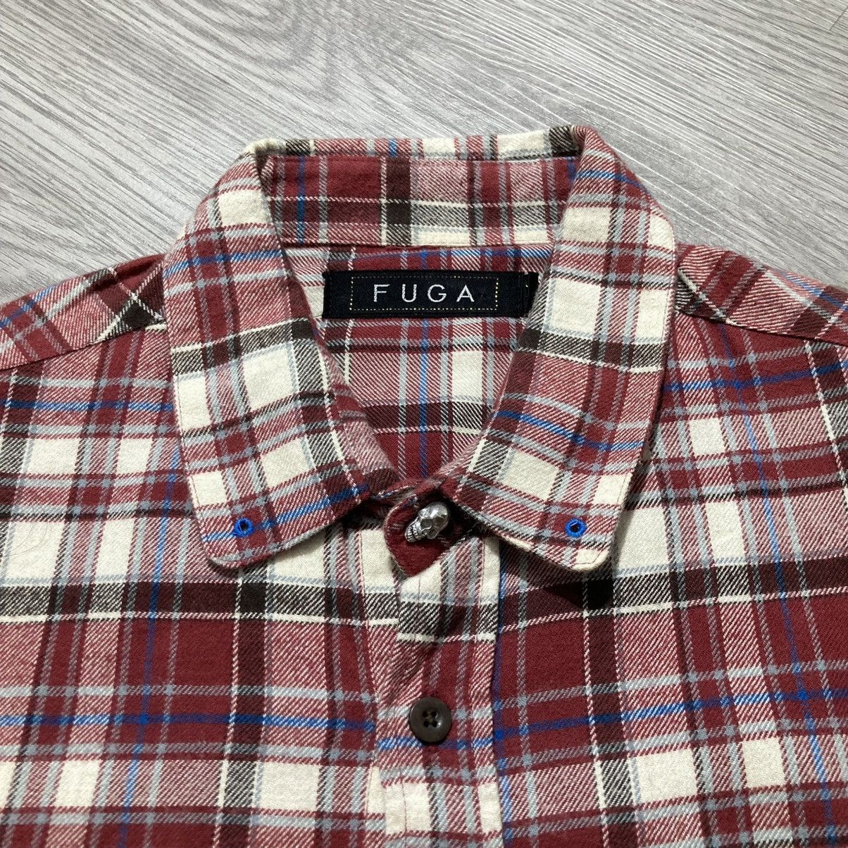 GOSTAR DE FUGA 🇯🇵 2000s Gostar De Fuga Flanel Plaid Shirt Button Up Lgb Size US S / EU 44-46 / 1 - 7 Thumbnail