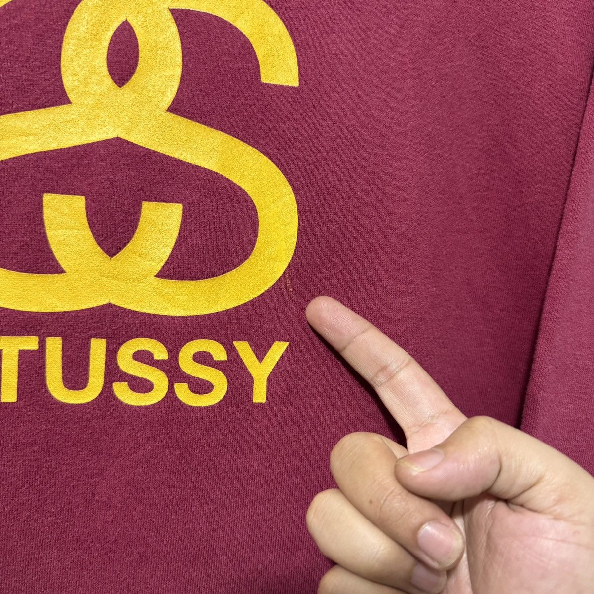 Stussy Vintage stussy logo hoodie Size US S / EU 44-46 / 1 - 5 Thumbnail