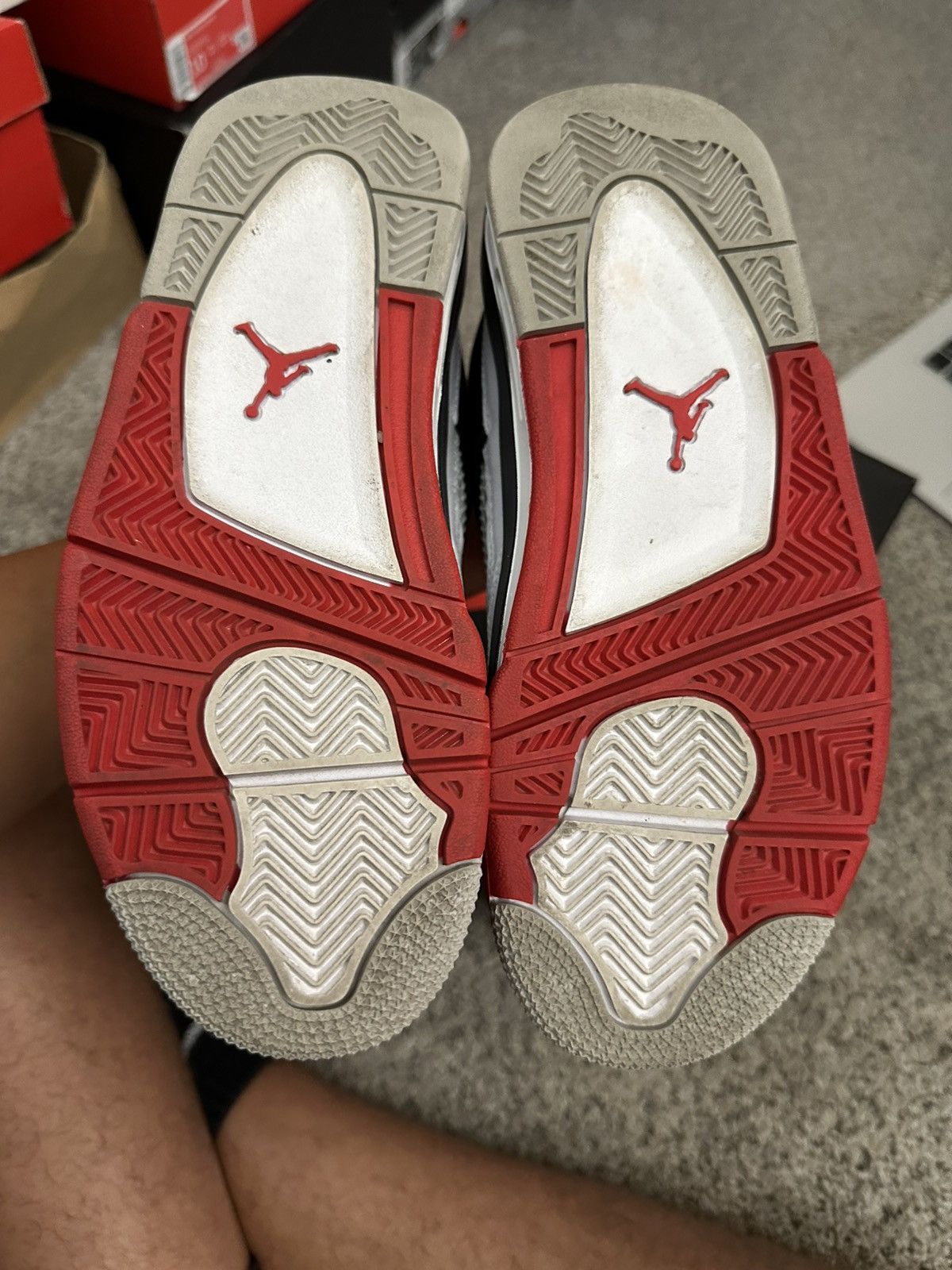 Jordan Brand Air jordan 4 fire red - size 4.5 Size US 5 / EU 37 - 5 Thumbnail