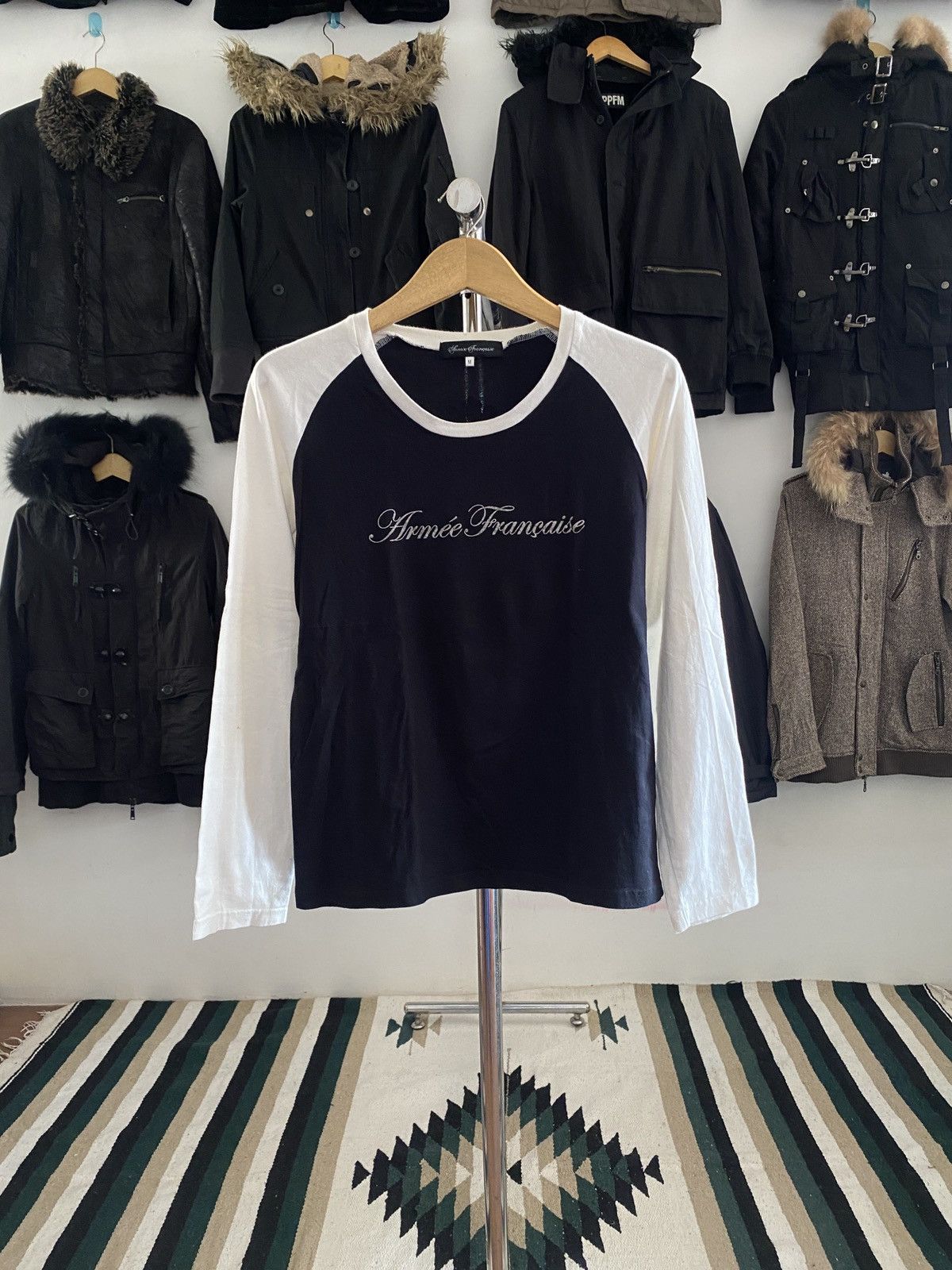 Maison Margiela Armee Francaise Skull Cross Poem LONGSLEEVE TEE Size US M / EU 48-50 / 2 - 1 Thumbnail