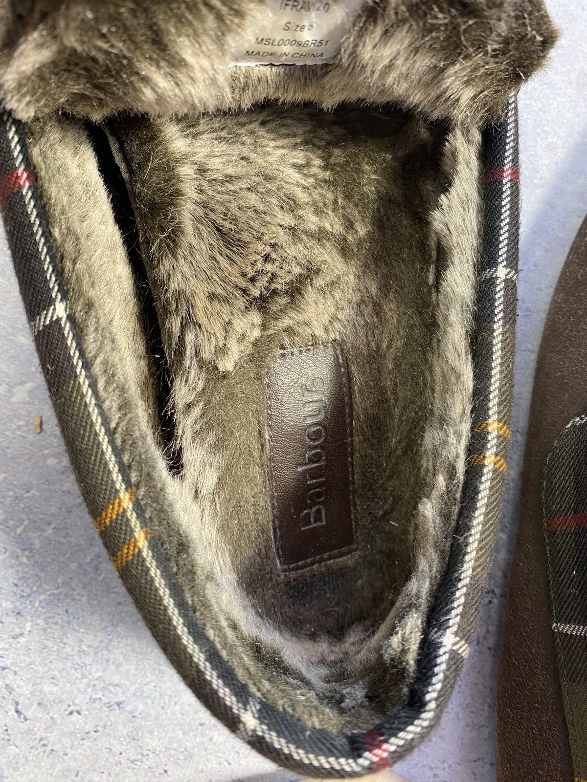 Barbour Barbour men’s Brown Suede Loafers with fur Size US 8 Size US 8 / EU 41 - 18 Thumbnail