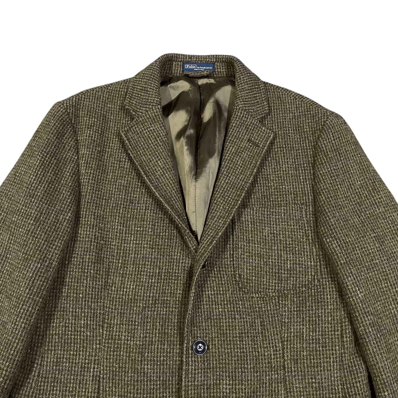 Polo Ralph Lauren Vintage Polo Ralph Lauren Tweed Coat Blazer Size US M / EU 48-50 / 2 - 2 Thumbnail