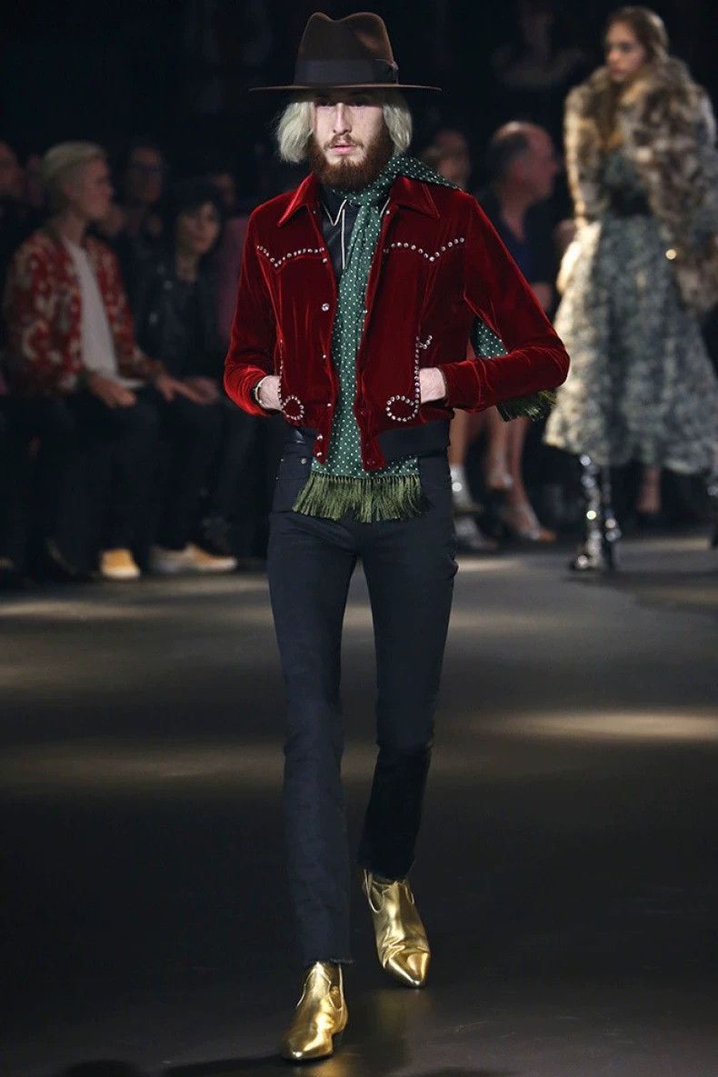 Saint Laurent Paris black velvet musical note jacket size S Size US S / EU 44-46 / 1 - 7 Thumbnail