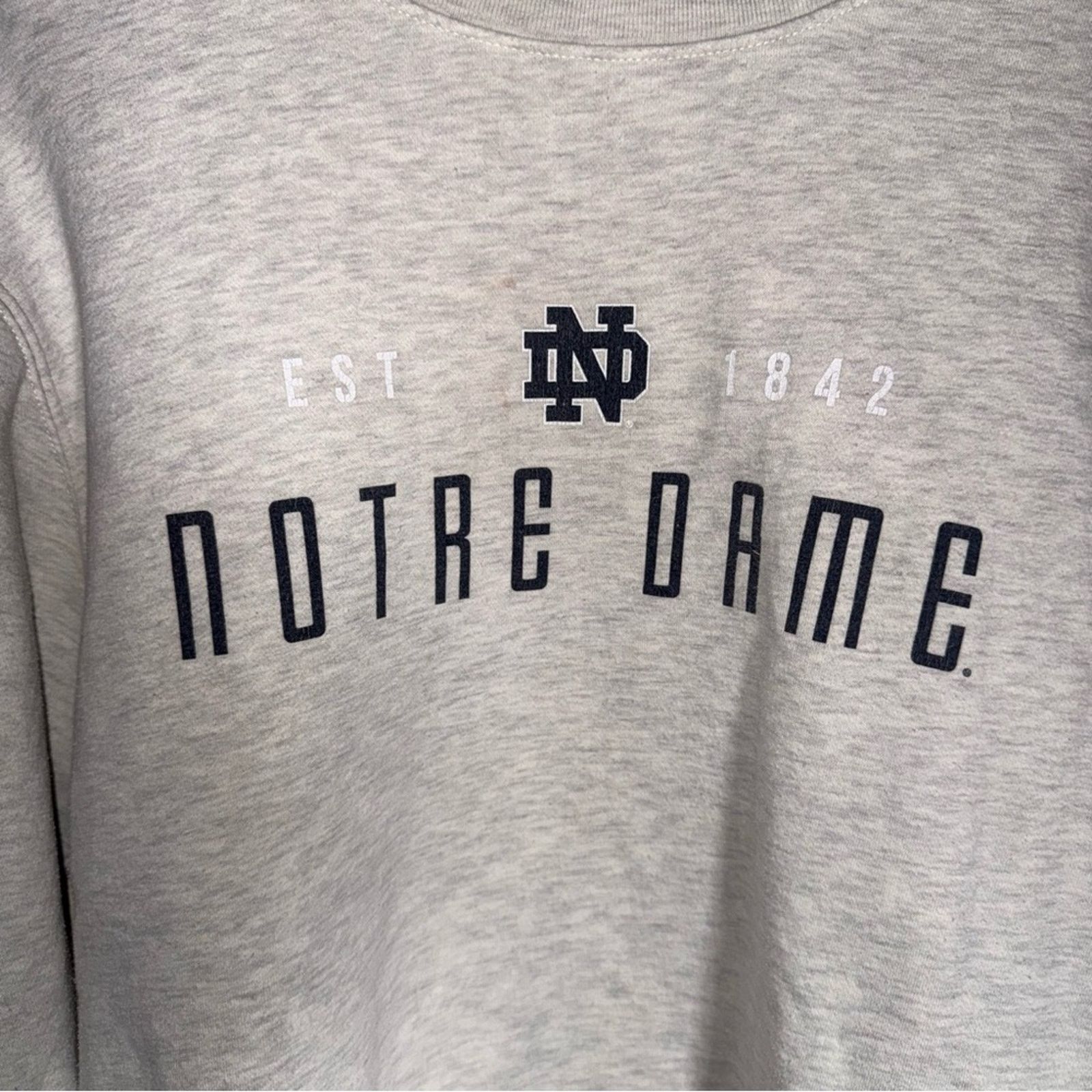 NCAA NOTRE DAME Fall Rush Collegiate oversized sweatshirt M Size US M / EU 48-50 / 2 - 3 Thumbnail