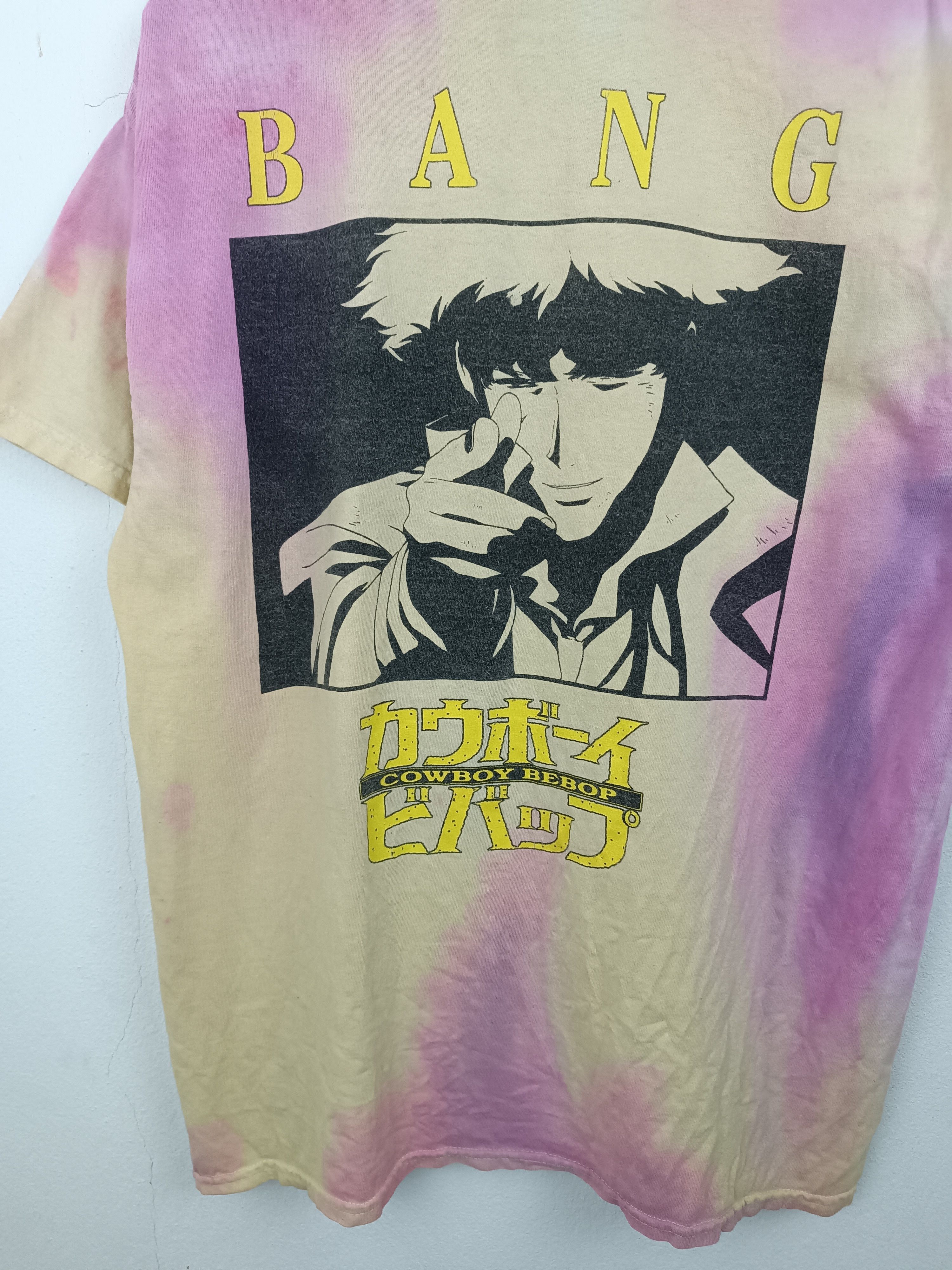 Anime VINTAGE COWBOY BEBOP TIE DYE ANIME TEE akira ghost in shell Size US M / EU 48-50 / 2 - 6 Thumbnail