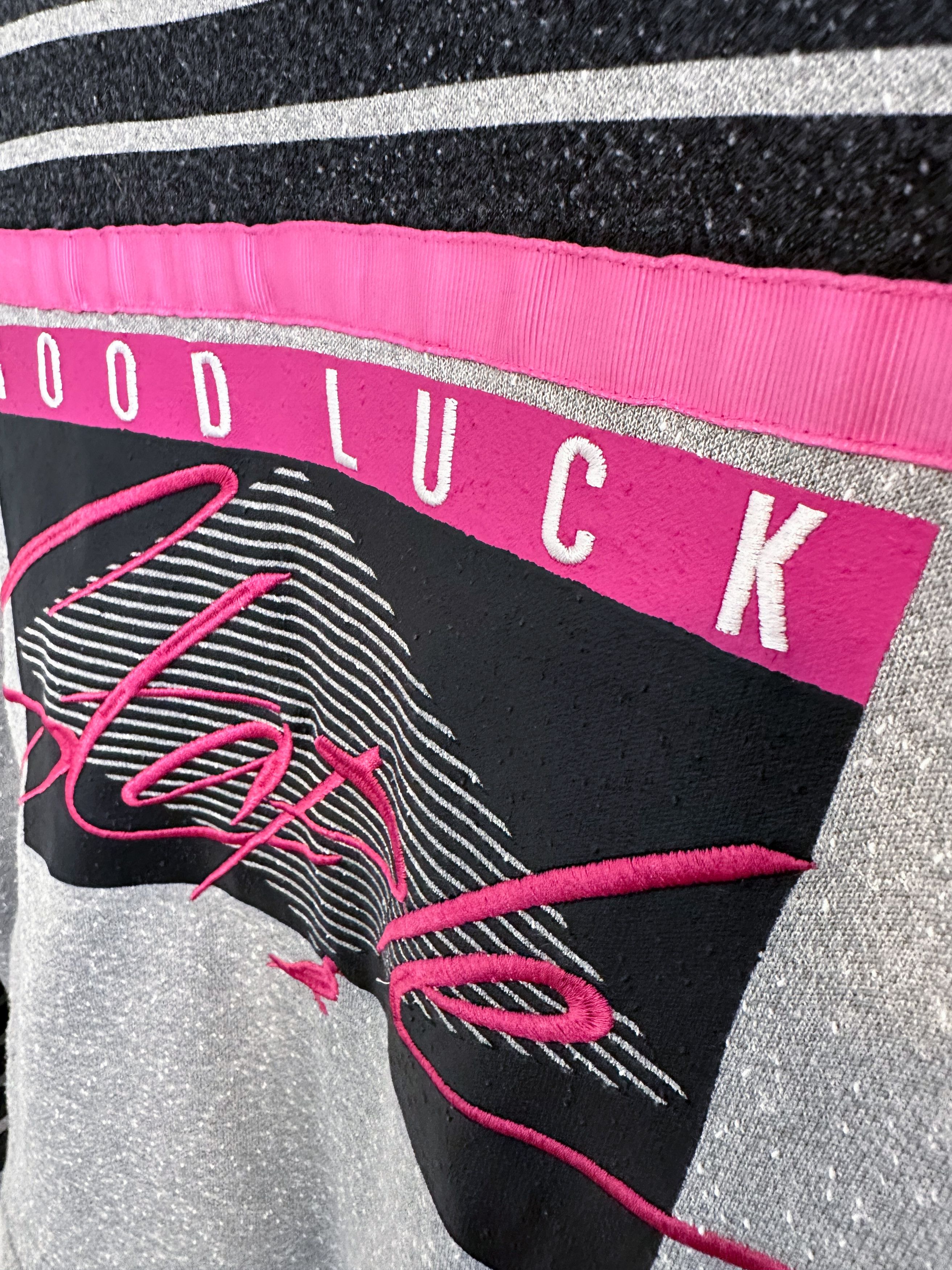 Staple Staple “Good Luck” Embroidered Retro Crewneck (Size S) Size US S / EU 44-46 / 1 - 3 Thumbnail