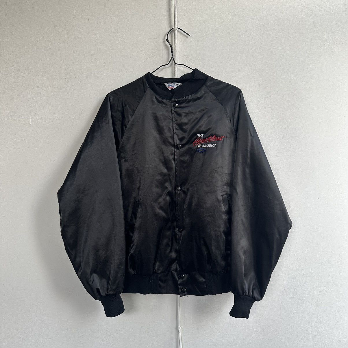 Chevrolet × Vintage Chevrolet Heartbeat of America light bomber jacket vintage Size US M / EU 48-50 / 2 - 15 Thumbnail