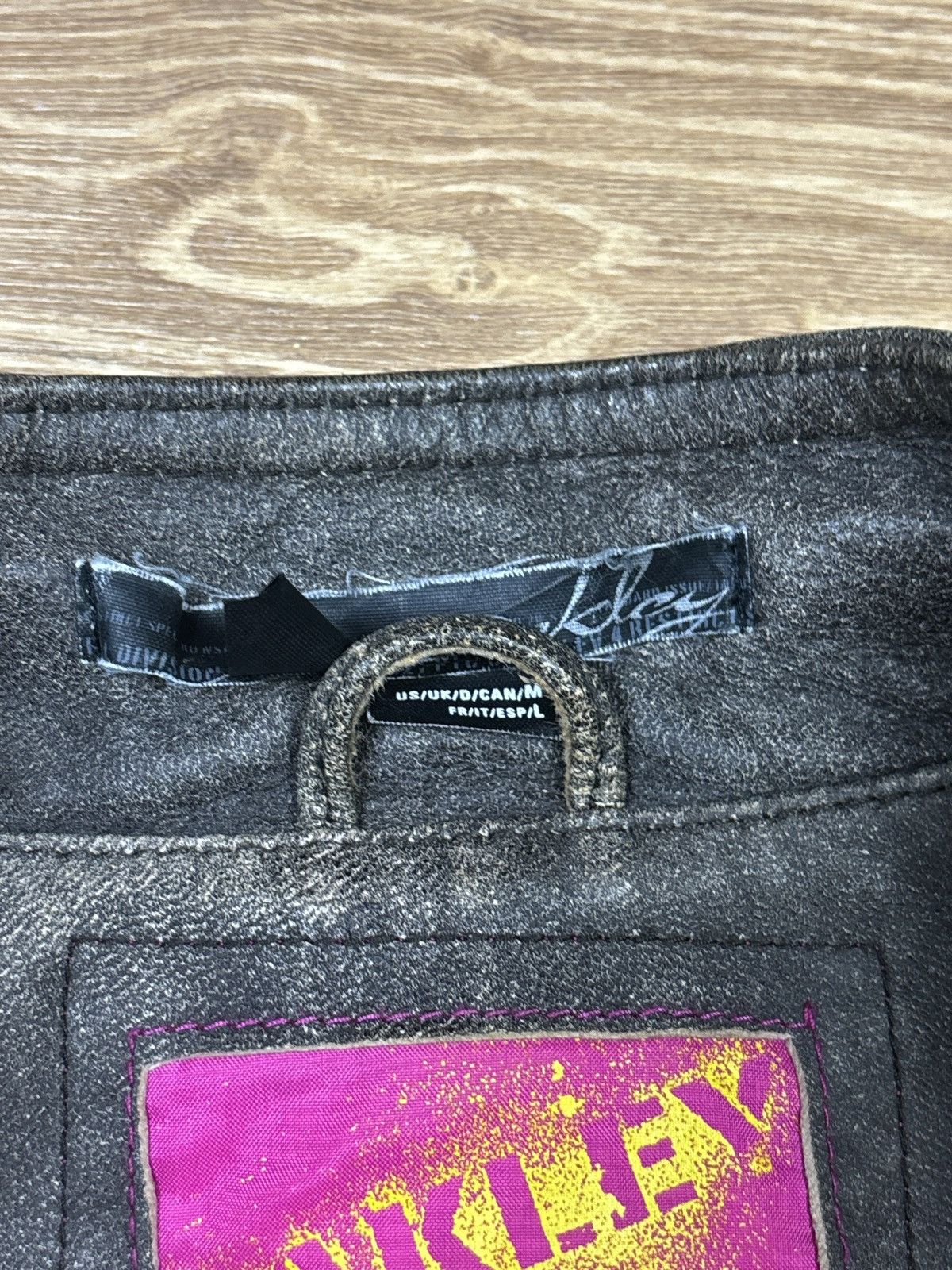 Oakley 2000s Oakley Detachable Distressed Industrial Leather Jacket Size M / US 6-8 / IT 42-44 - 13 Thumbnail