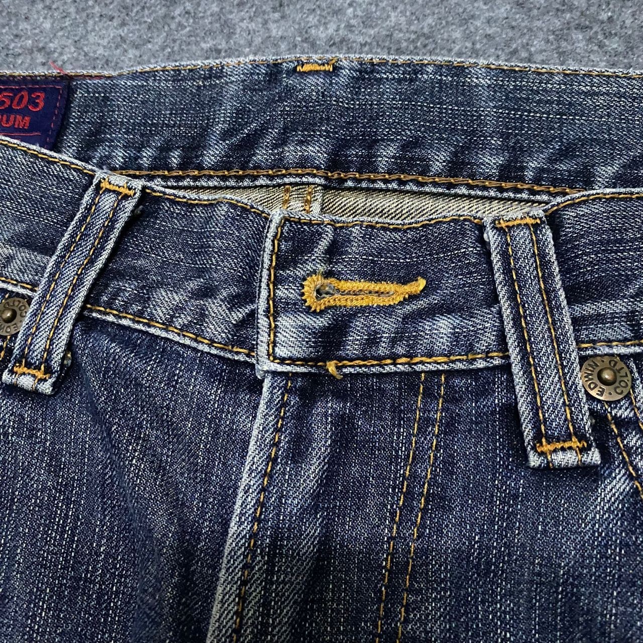Edwin 💥Best Offer💥Vintage Edwin 503 Distressed Denim Size US 33 - 12 Thumbnail