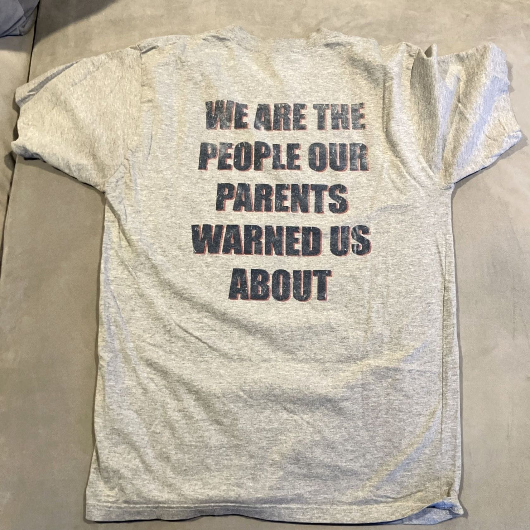 Vintage Margaritaville T-Shirt Mens We Are The People Official Jimmy Buffett Margaritaville Las Vegas Gray L Short Sleeve Crew Neck Cotton Size US L / EU 52-54 / 3 - 6 Thumbnail
