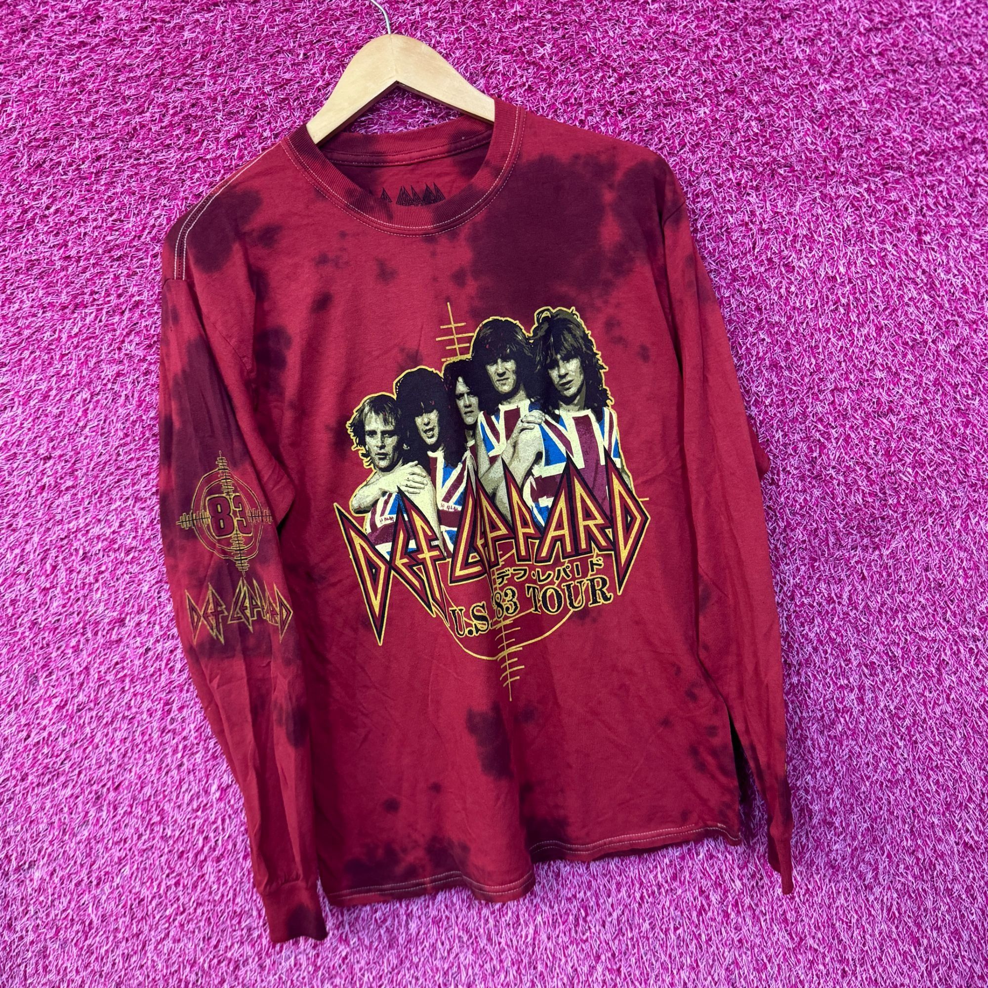 Def Leppard Def Leppard Pyromania 83 US Tour Band Long Sleeve Tie Dye M Size US M / EU 48-50 / 2 - 3 Thumbnail
