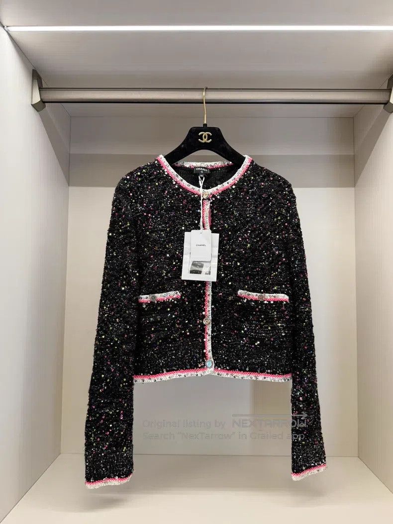Chanel Chanel 24c sequined cardigan coat Size XS / US 0-2 / IT 36-38 - 1 Thumbnail