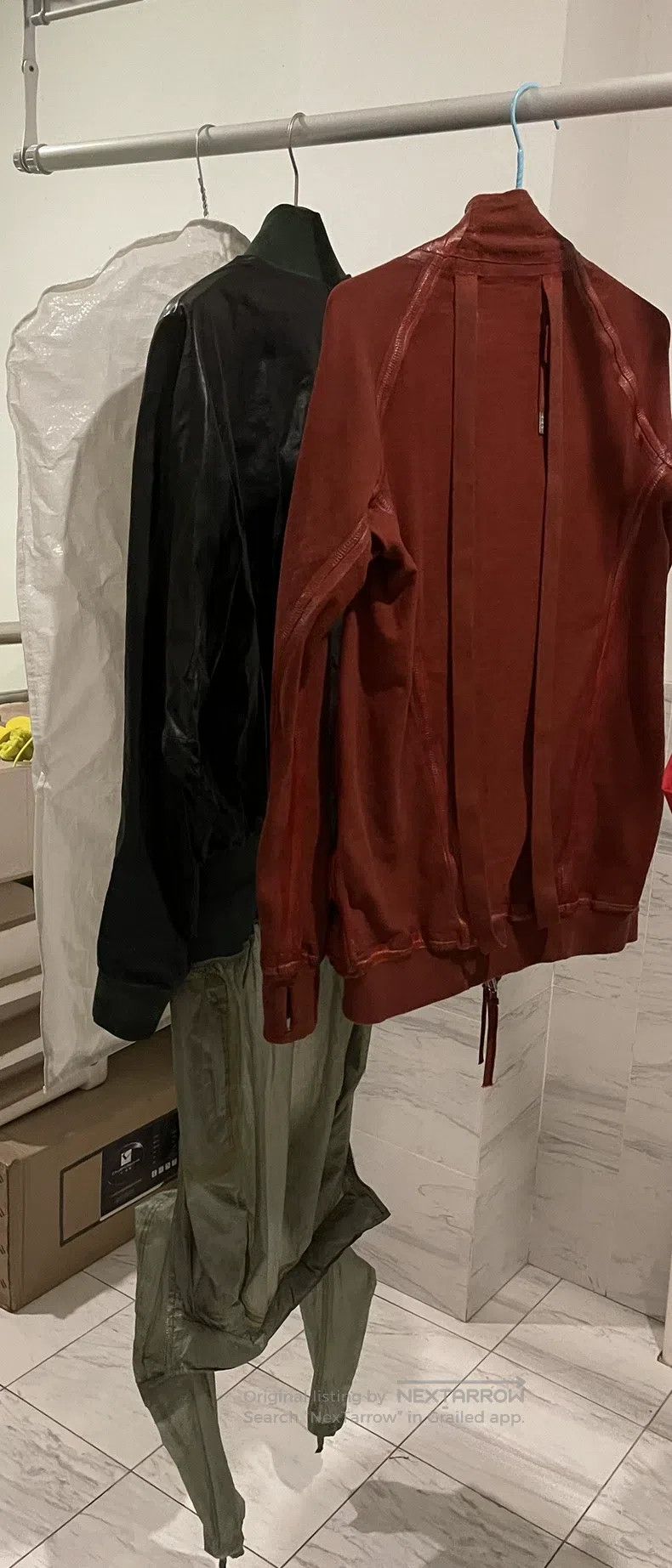Carol Christian Poell Carol Christian Poell Parachute jacket leather jacket Size US S / EU 44-46 / 1 - 2 Thumbnail