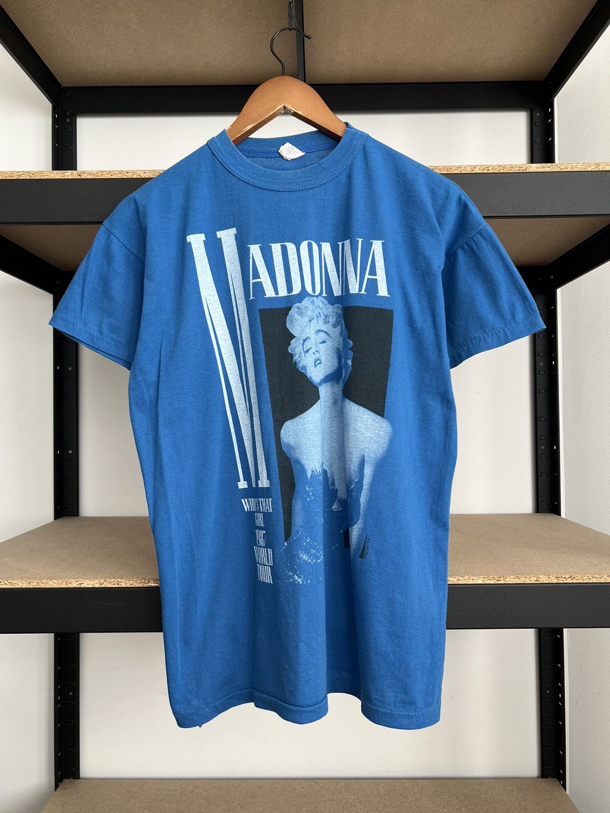 Vintage 1987 Madonna Who's That Girl World Tour 80s T-shirt