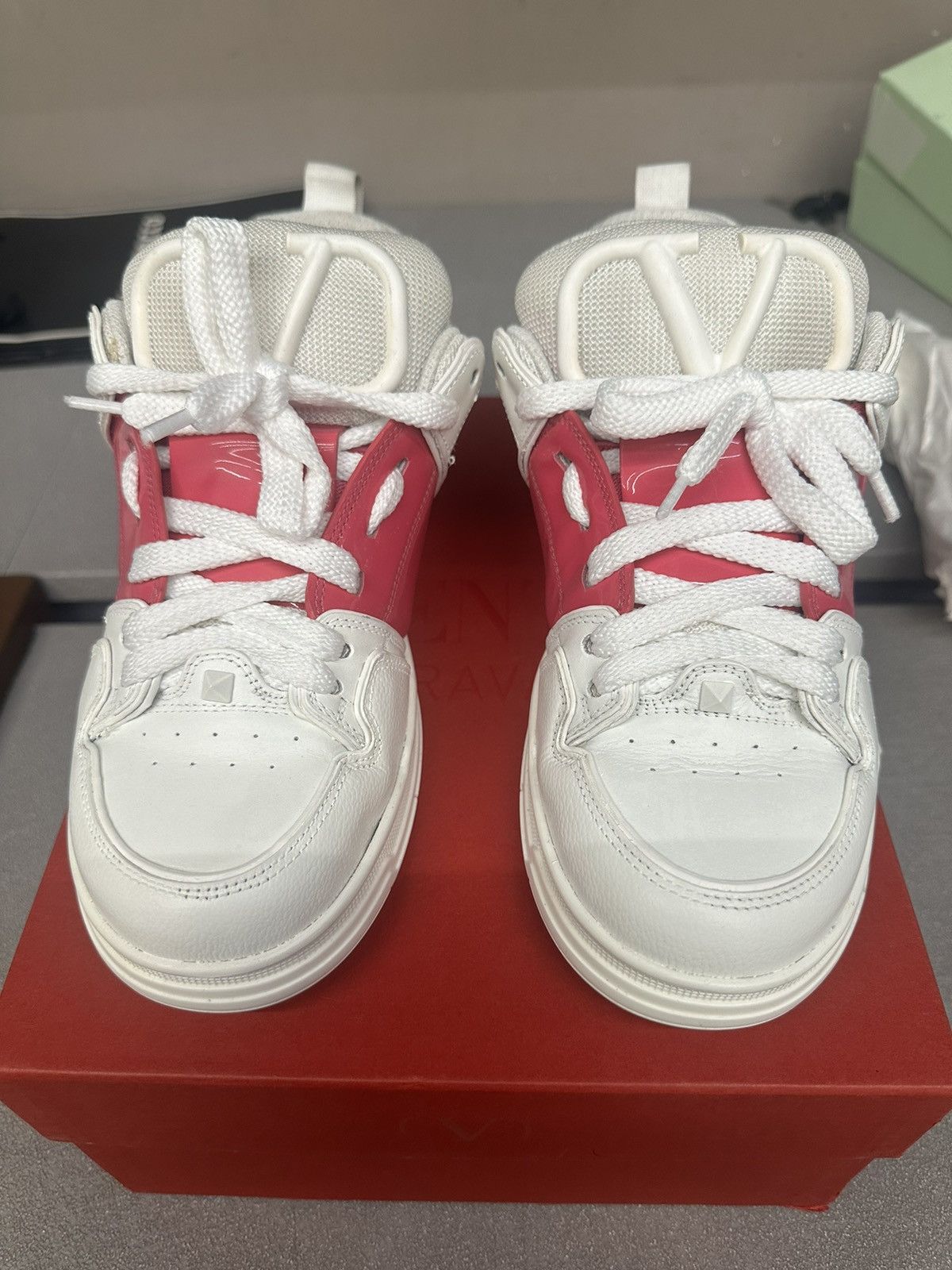 Valentino Valentino open panelled skate low top sneakers Size US 10 / IT 40 - 4 Thumbnail