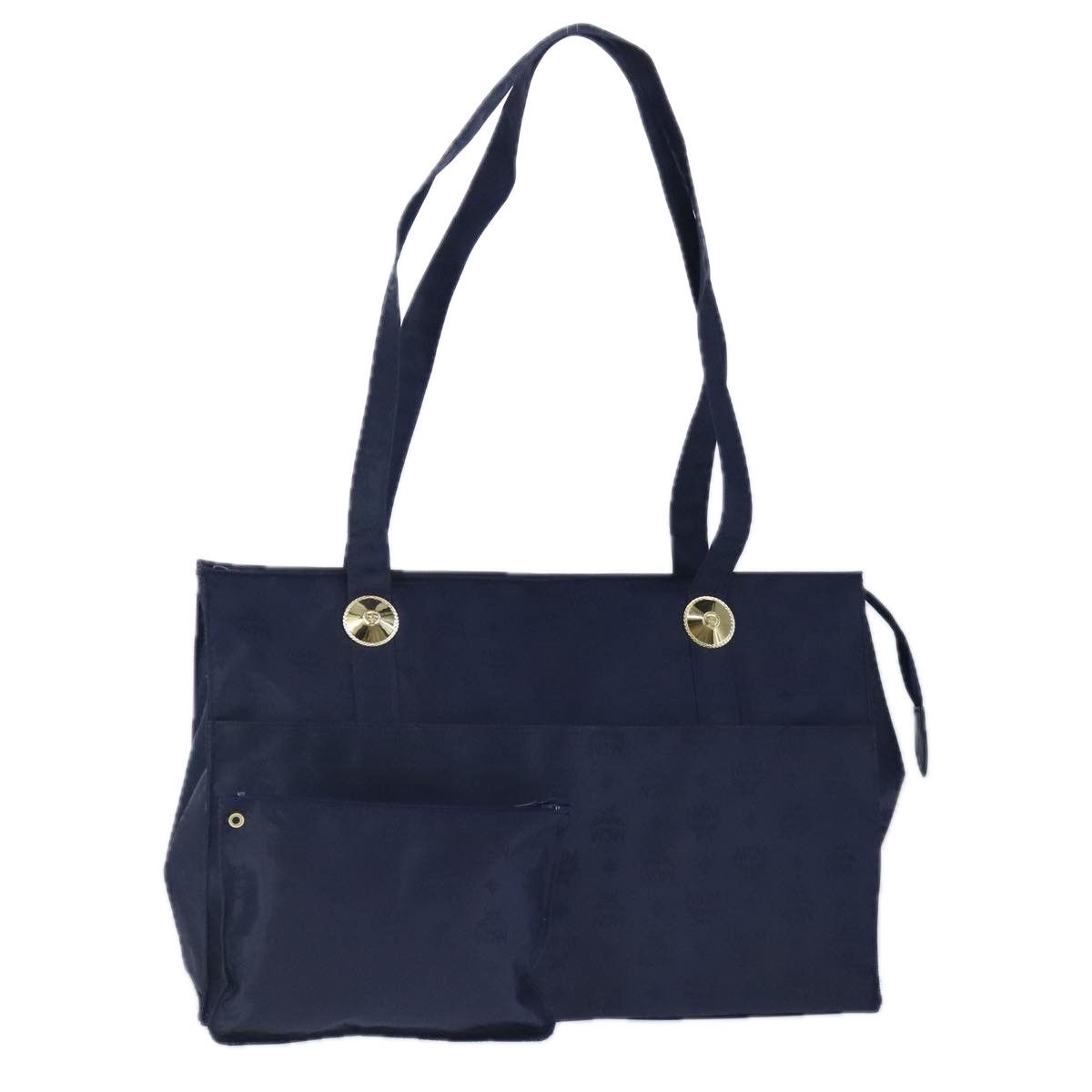 MCM Navy Synthetic Tote Bag (Pre-Owned) Size ONE SIZE - 1 Thumbnail
