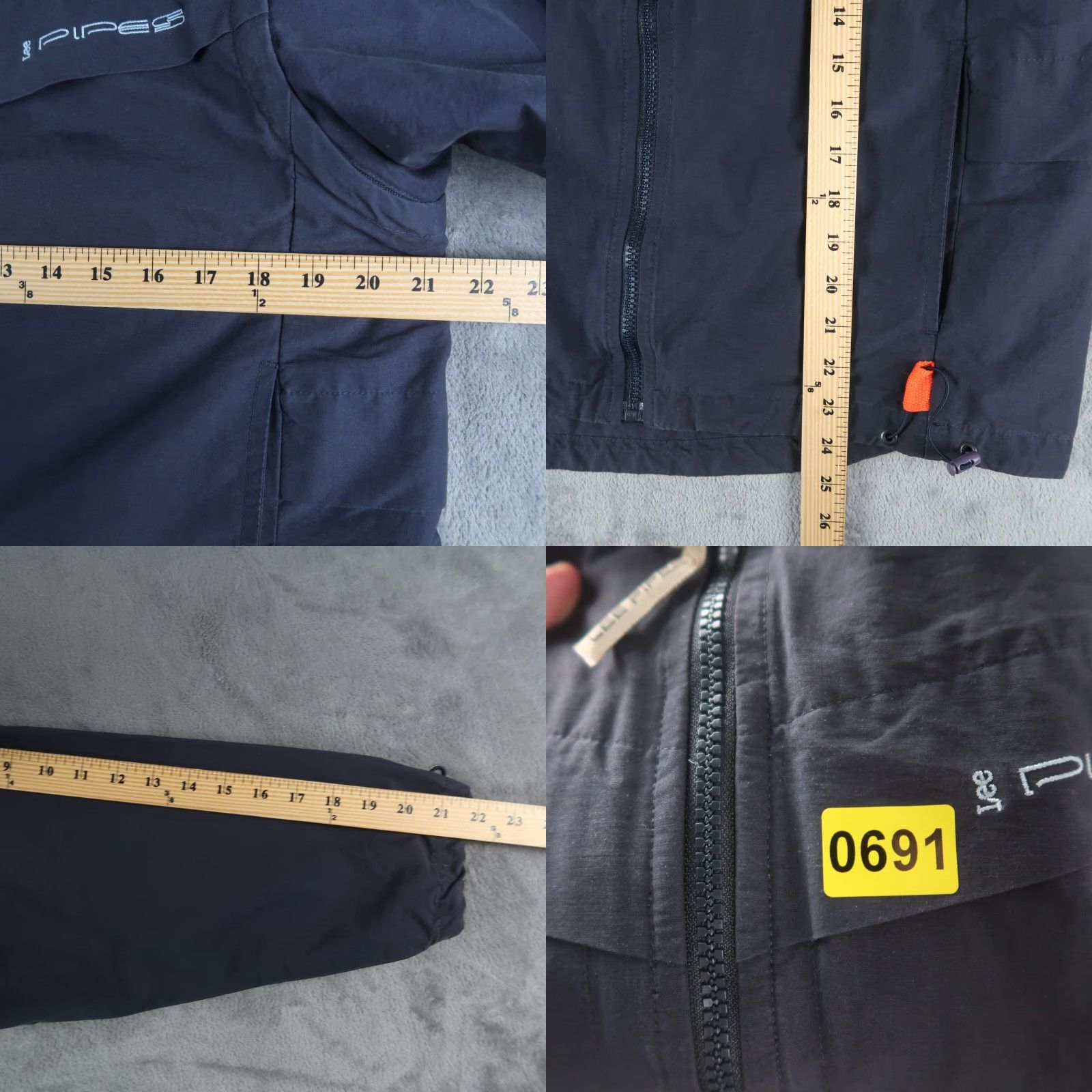 Lee Vintage Lee Jacket 2 in 1 Vest Women M Blue 90s Casual Jacket with Pockets Ladies Medium Size M / US 6-8 / IT 42-44 - 10 Thumbnail