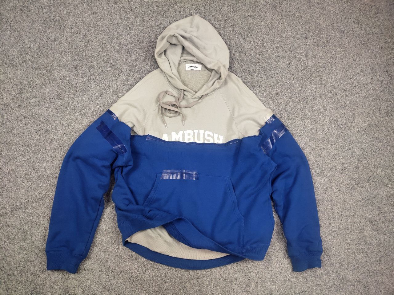 Ambush Design 💙 Ambush Japan Design Taped Double Layer Oversized Hoodie Size US M / EU 48-50 / 2 - 13 Thumbnail
