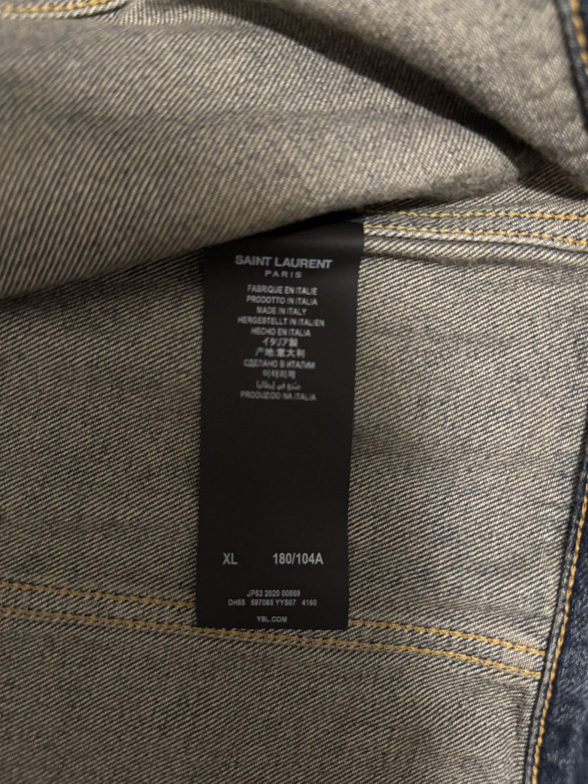 Hedi Slimane × Saint Laurent Paris Saint Laurent Jacket Size US XL / EU 56 / 4 - 6 Thumbnail