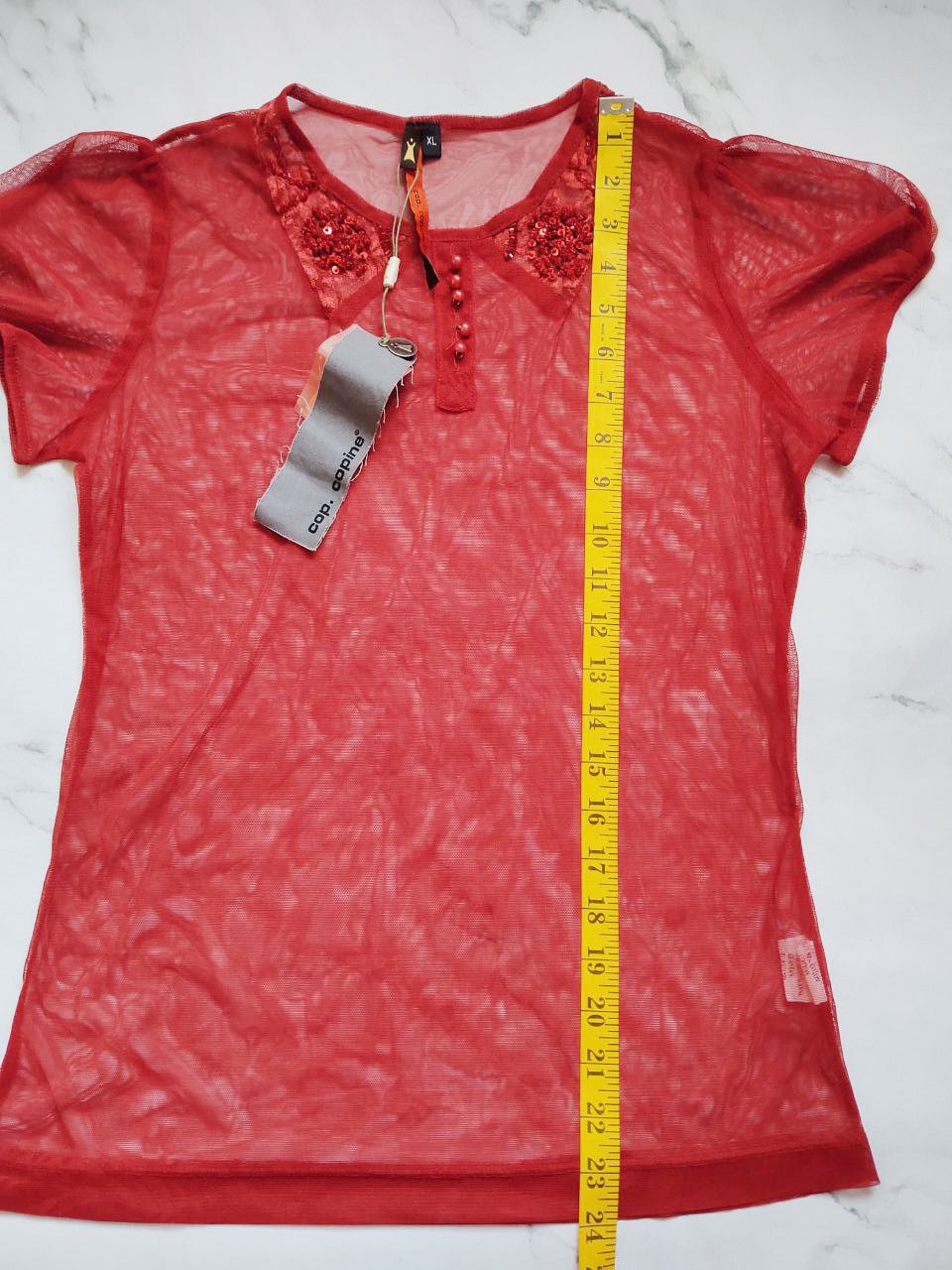 Cop Copine Cop Copine Mesh Top Sz L Size L / US 10 / IT 46 - 6 Thumbnail