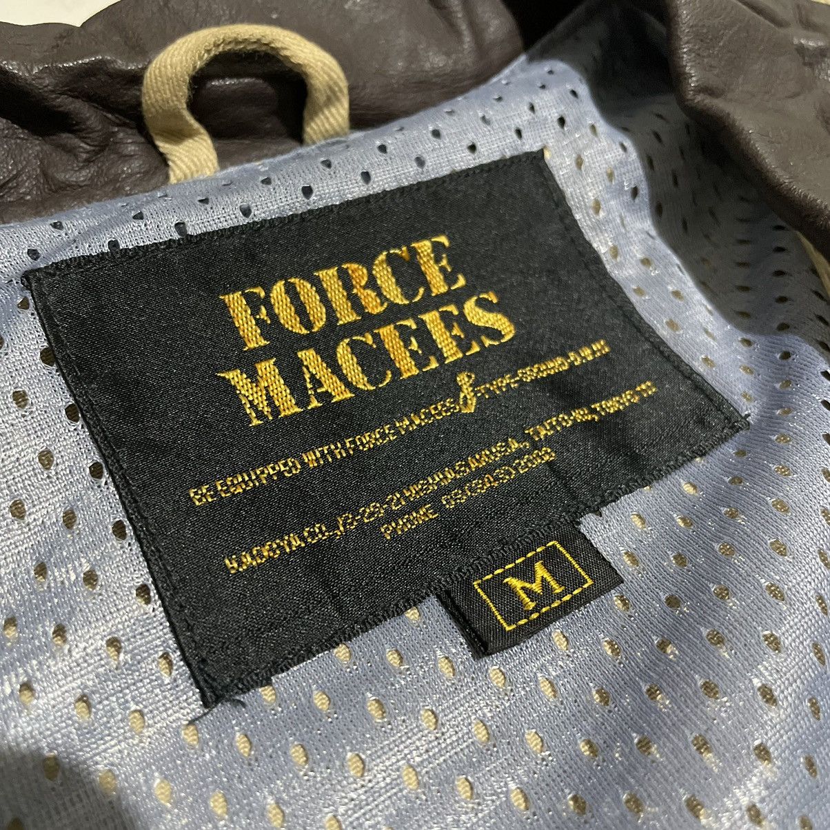 Japanese Brand × Kadoya Kadoya Military Aircraft Type A2 Mix Leather Jacket Size US M / EU 48-50 / 2 - 6 Thumbnail