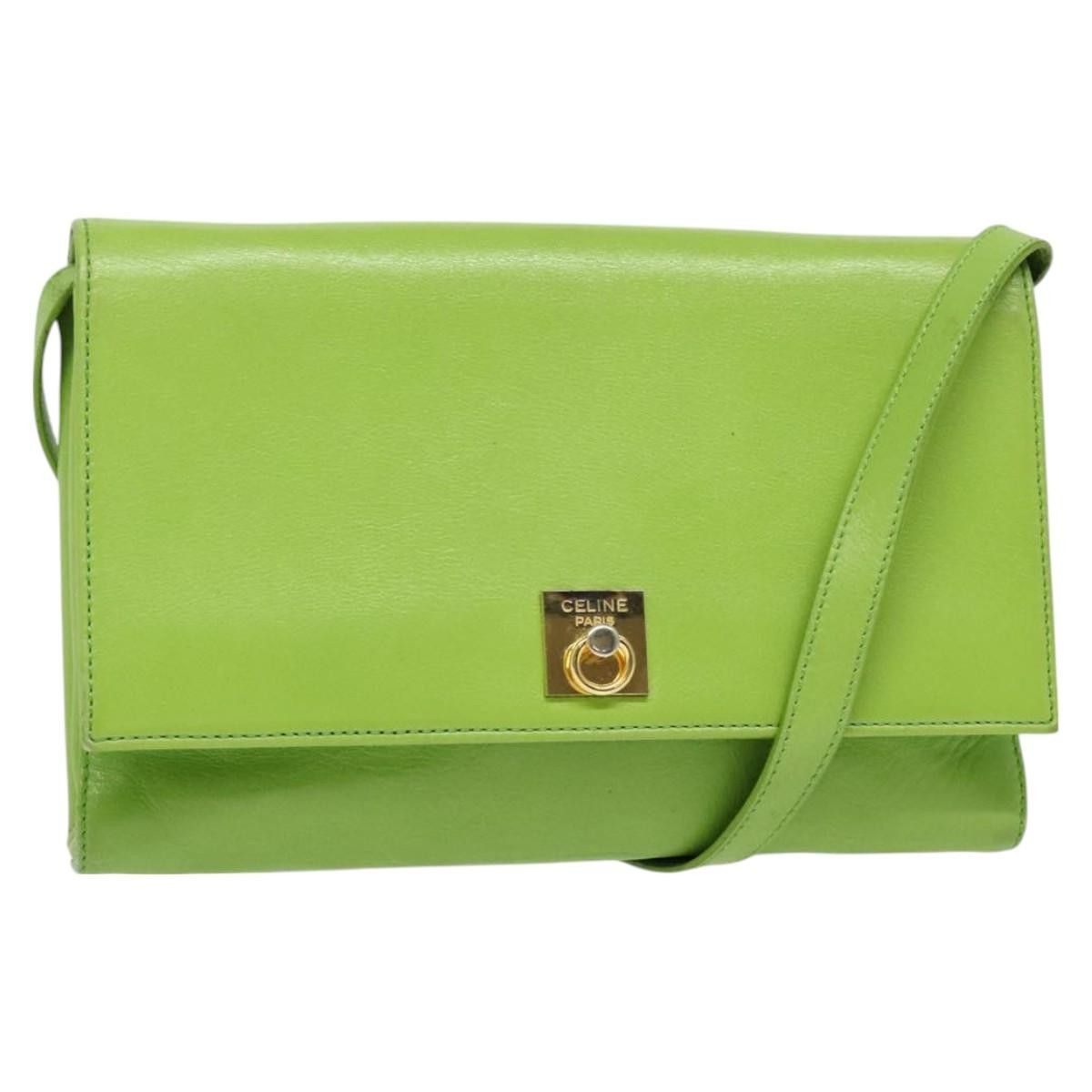 Celine Celine Flap Shoulder Bag Leather Size ONE SIZE - 1 Thumbnail