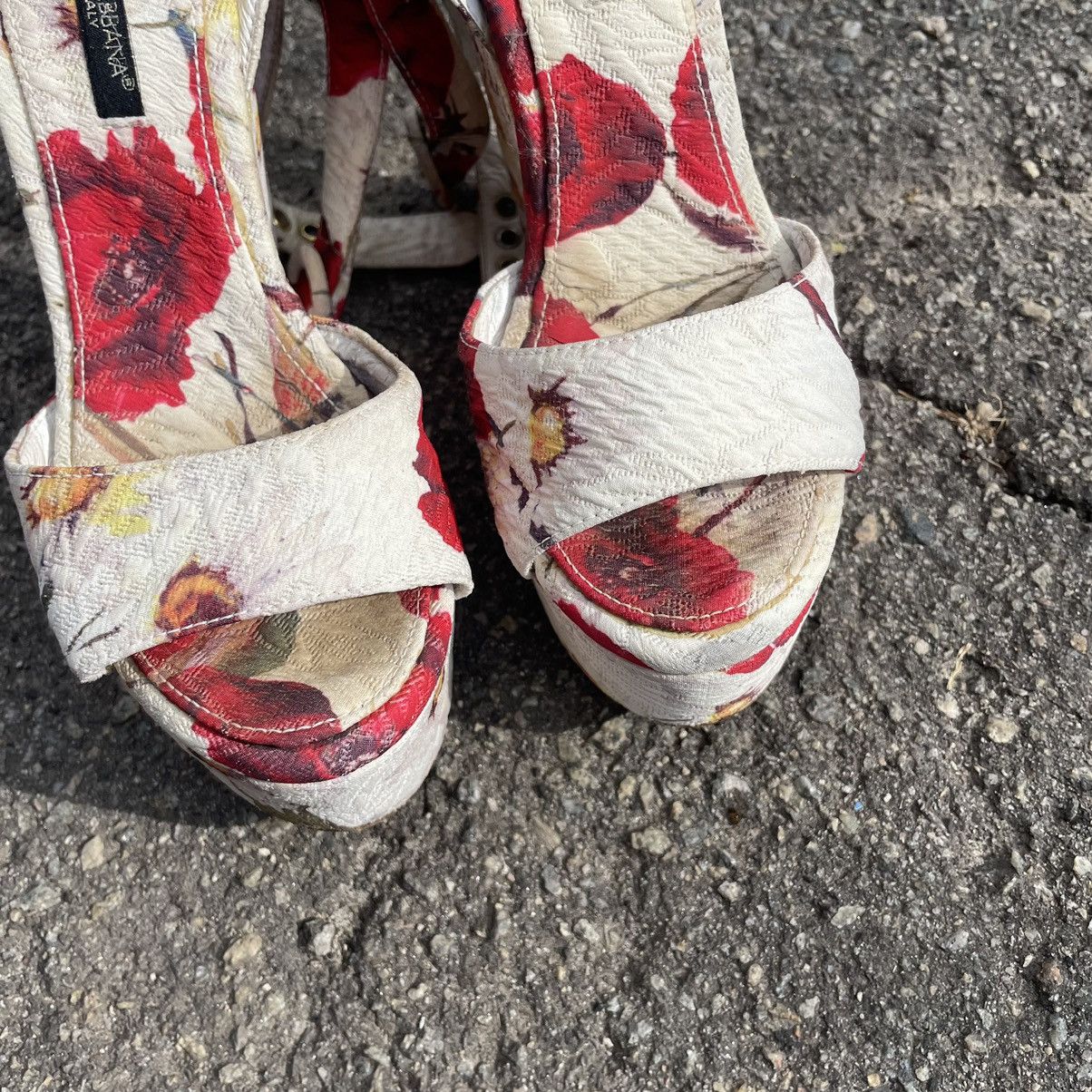 Dolce & Gabbana × If Six Was Nine Dolce Gabbana flowers sex High heel boots Shoes platform Size US 6 / IT 36 - 7 Thumbnail